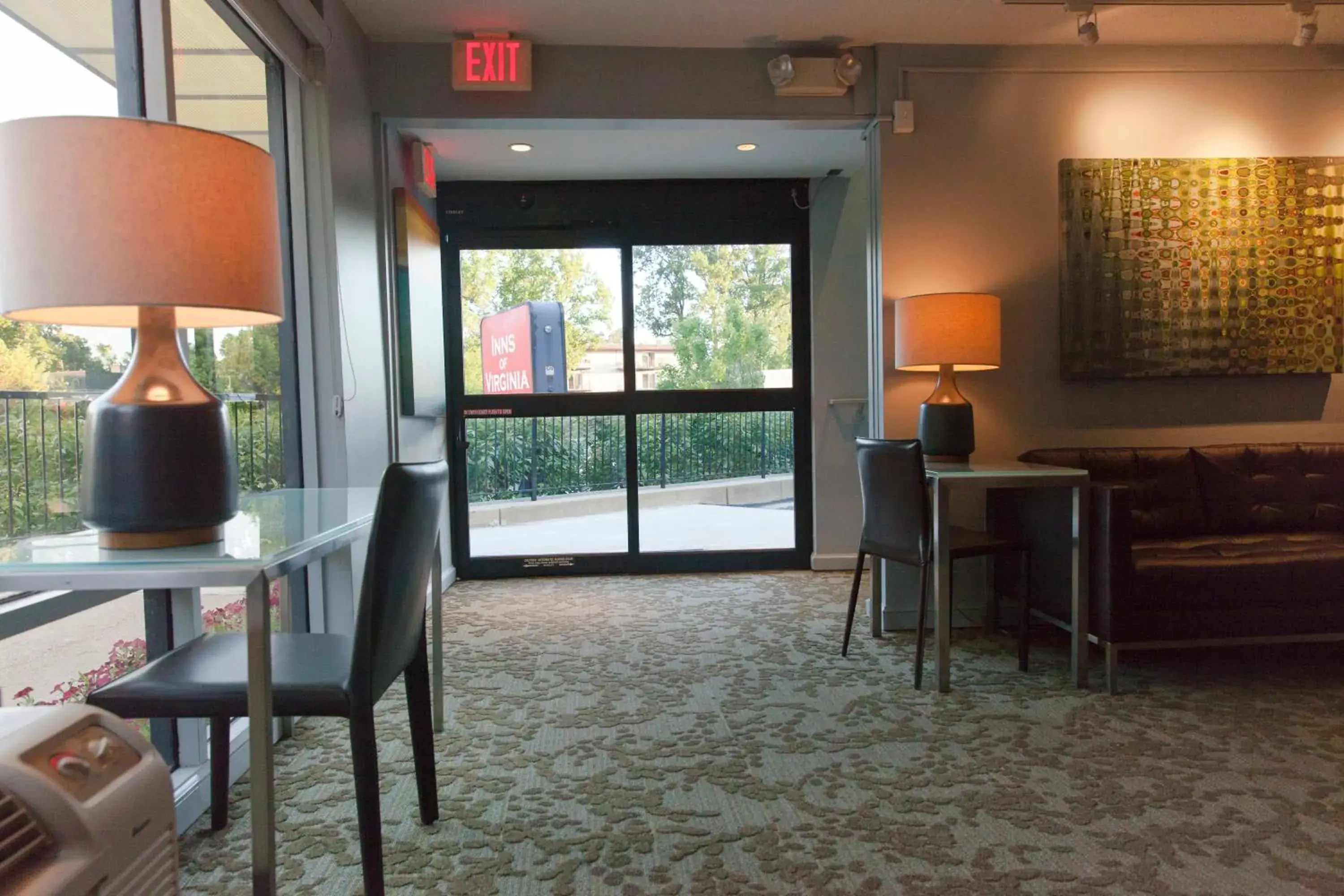 Lobby or reception in Inns of Virginia Arlington Lobby or reception in Inns of Virginia Arlington