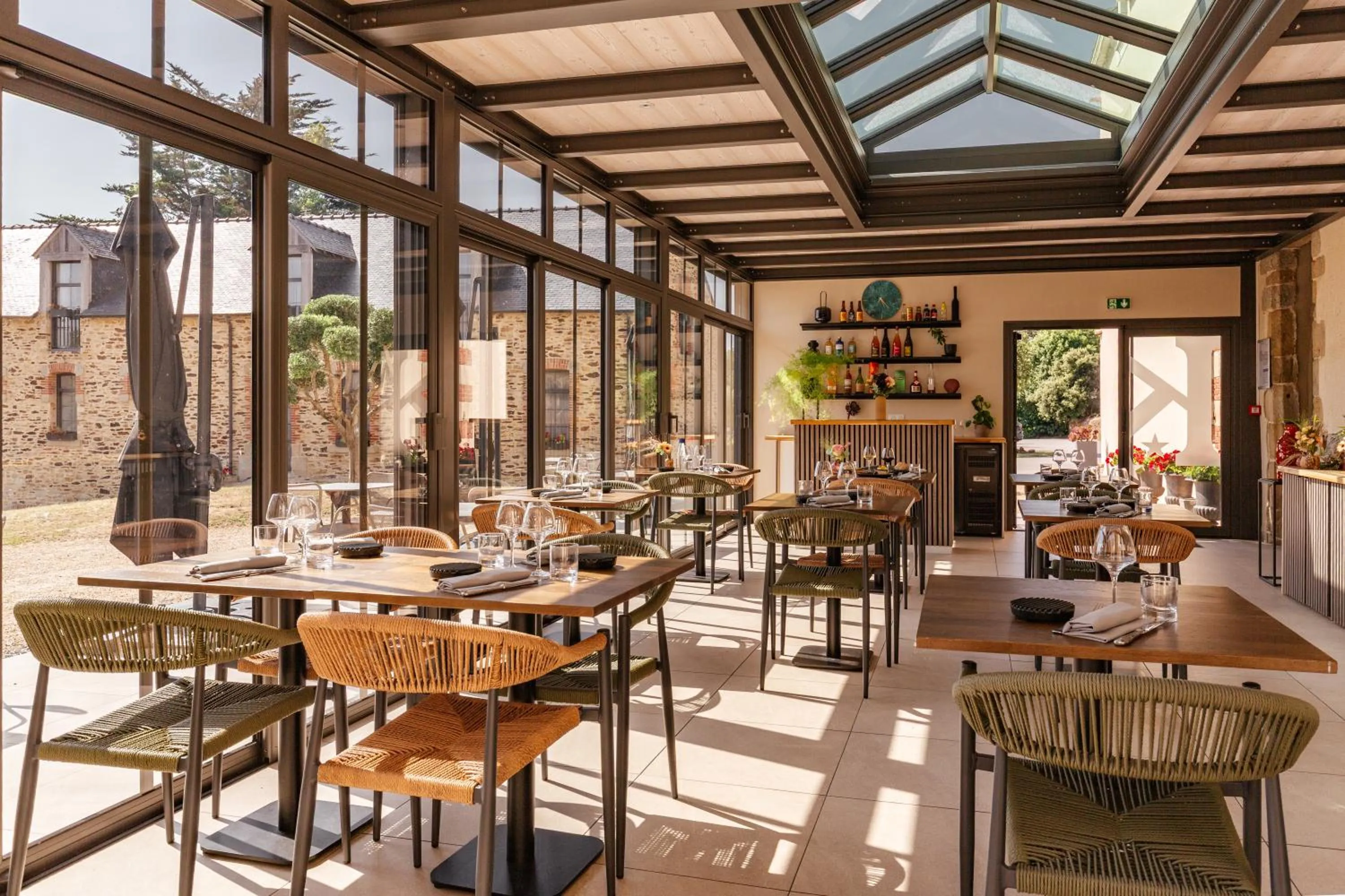 Breakfast in Le Manoir de Kerbot