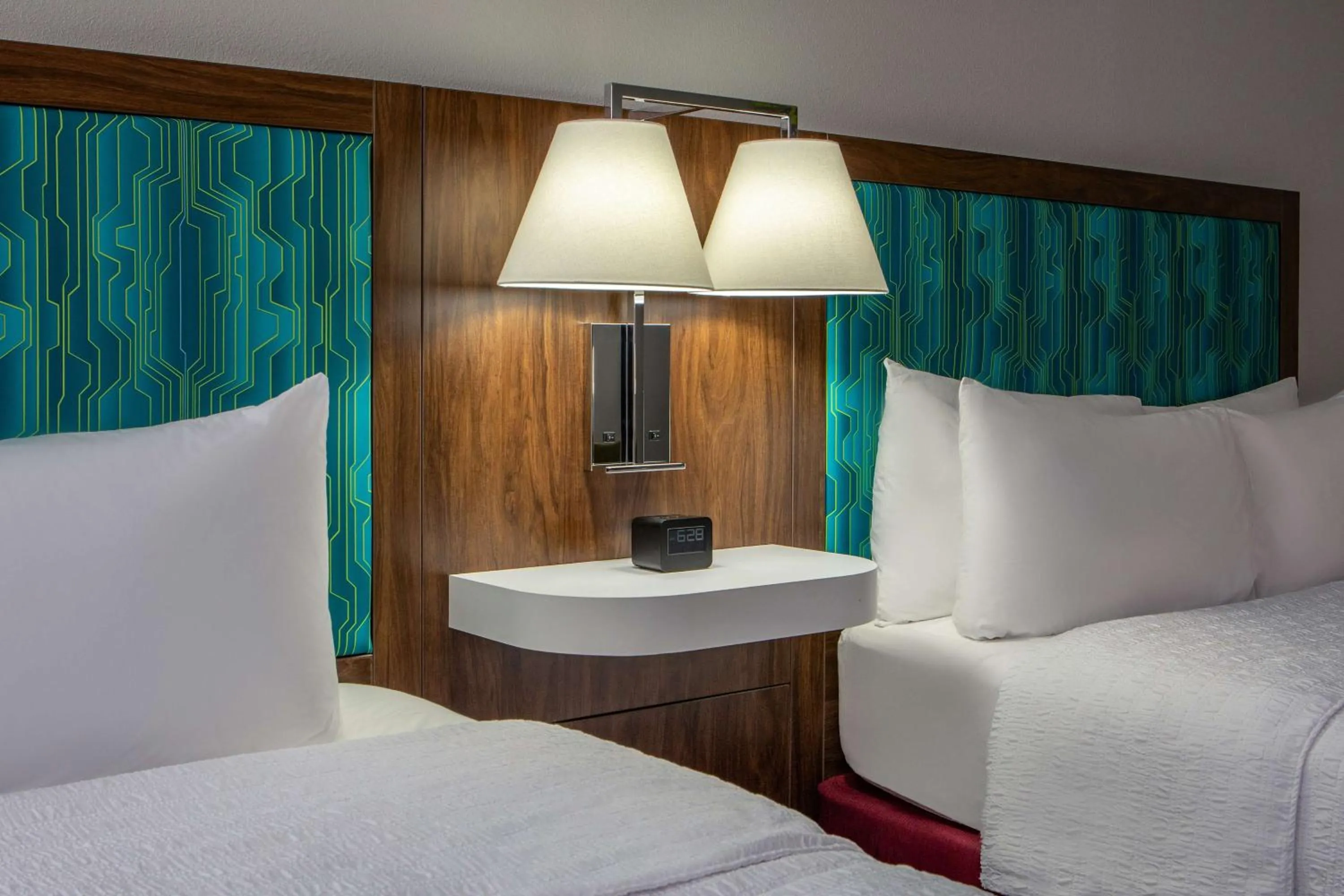 Bed in Hampton Inn Rehoboth Beach