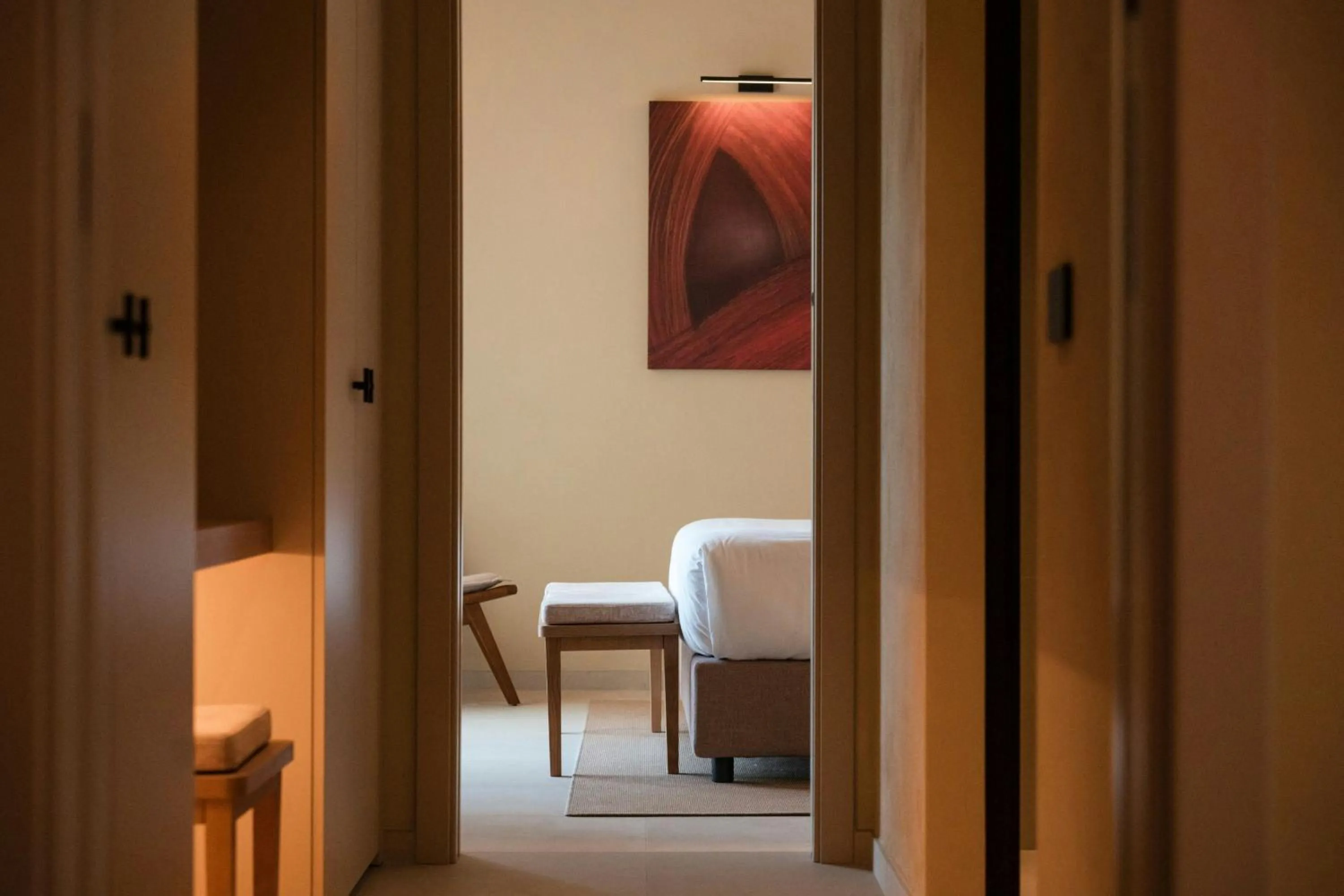 Photo of the whole room, Bed in Mangia's Brucoli, Sicily, Autograph Collection