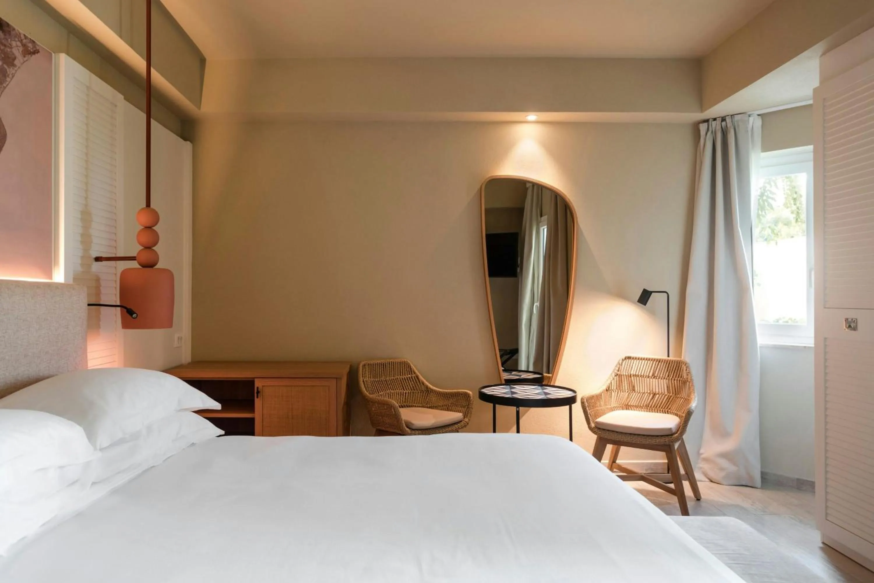 Photo of the whole room, Bed in Mangia's Brucoli, Sicily, Autograph Collection