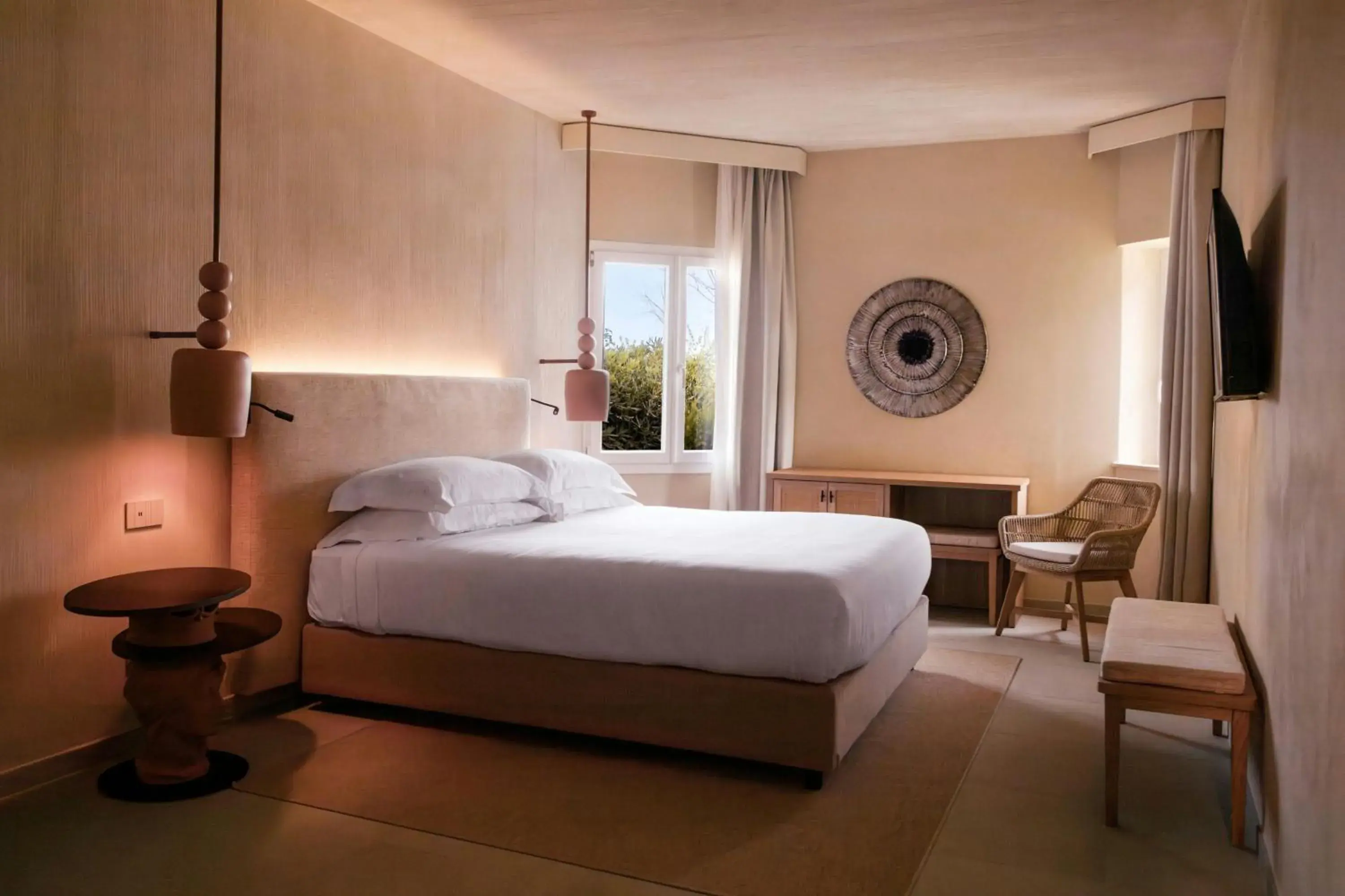 Photo of the whole room, Bed in Mangia's Brucoli, Sicily, Autograph Collection Photo of the whole room, Bed in Mangia's Brucoli, Sicily, Autograph Collection