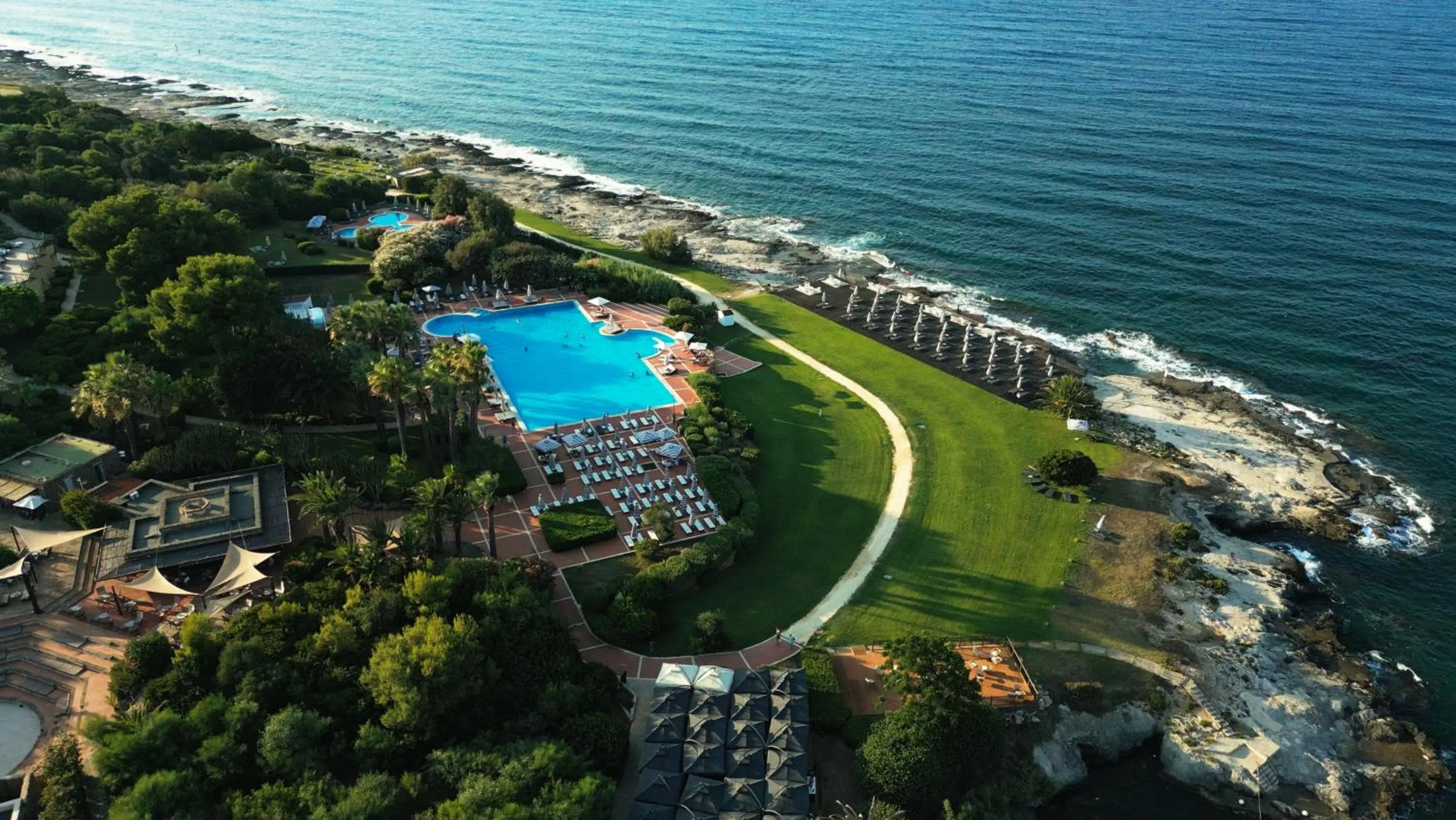 Bird's eye view in Mangia's Brucoli, Sicily, Autograph Collection