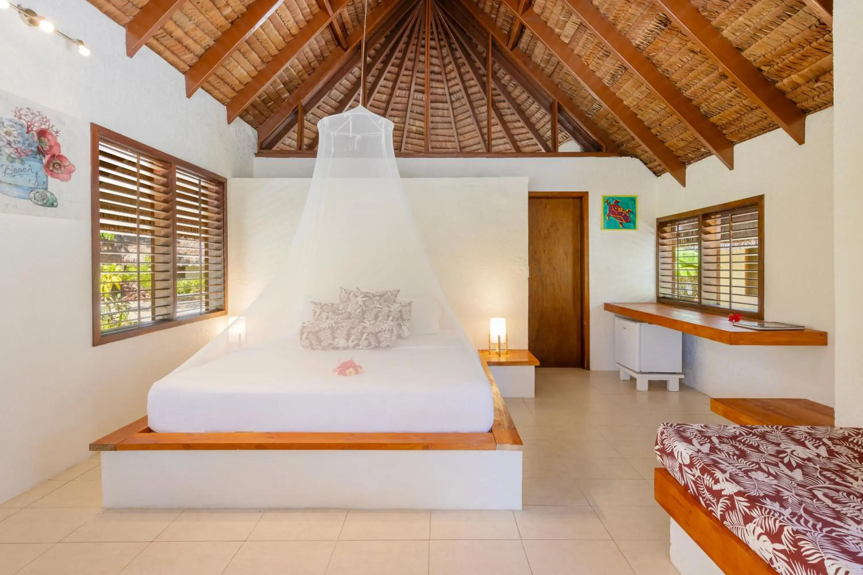 Bed in Breakas Beach Resort Bed in Breakas Beach Resort