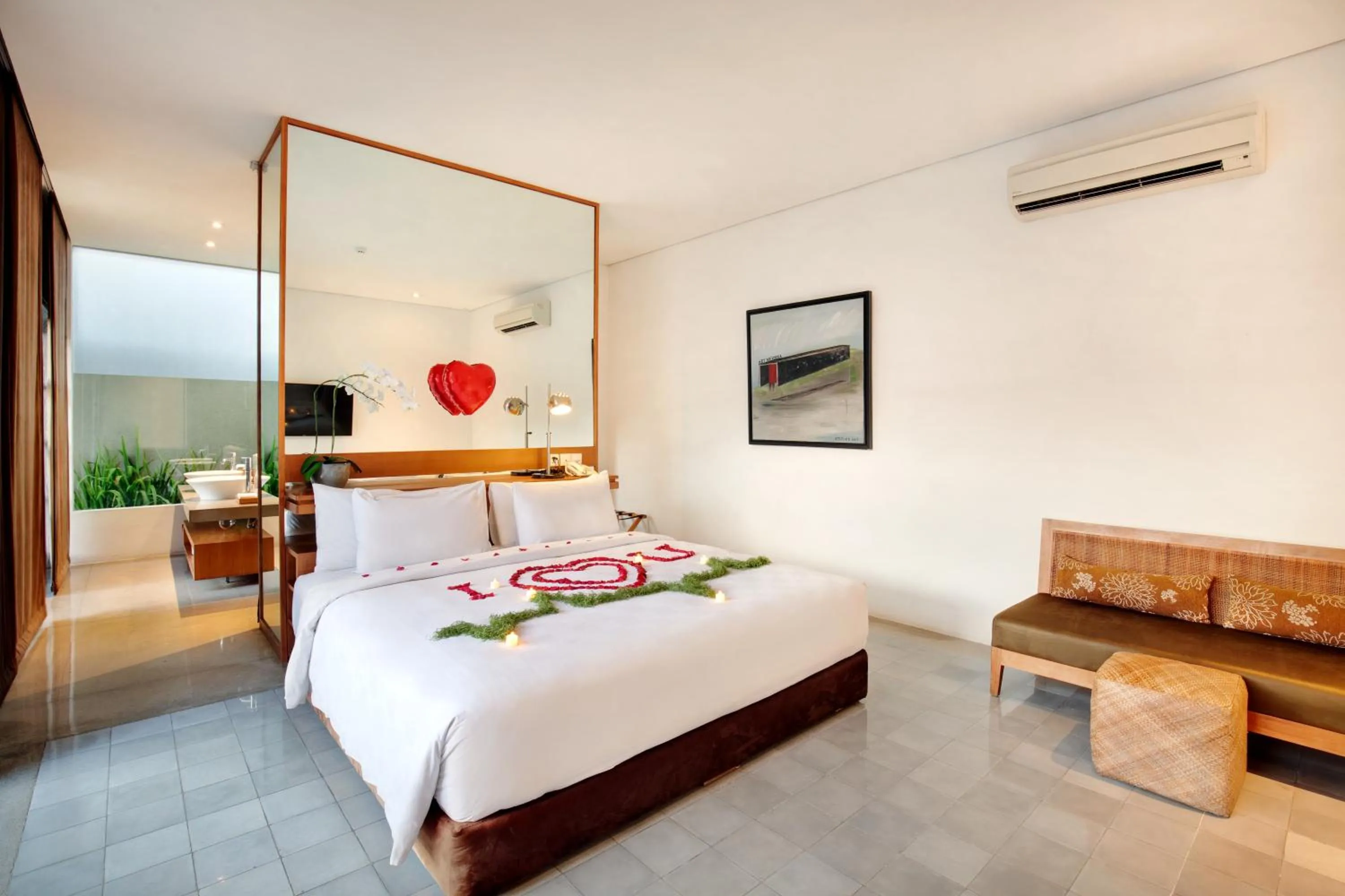 Decorative detail, Bed in Uma Sapna Seminyak