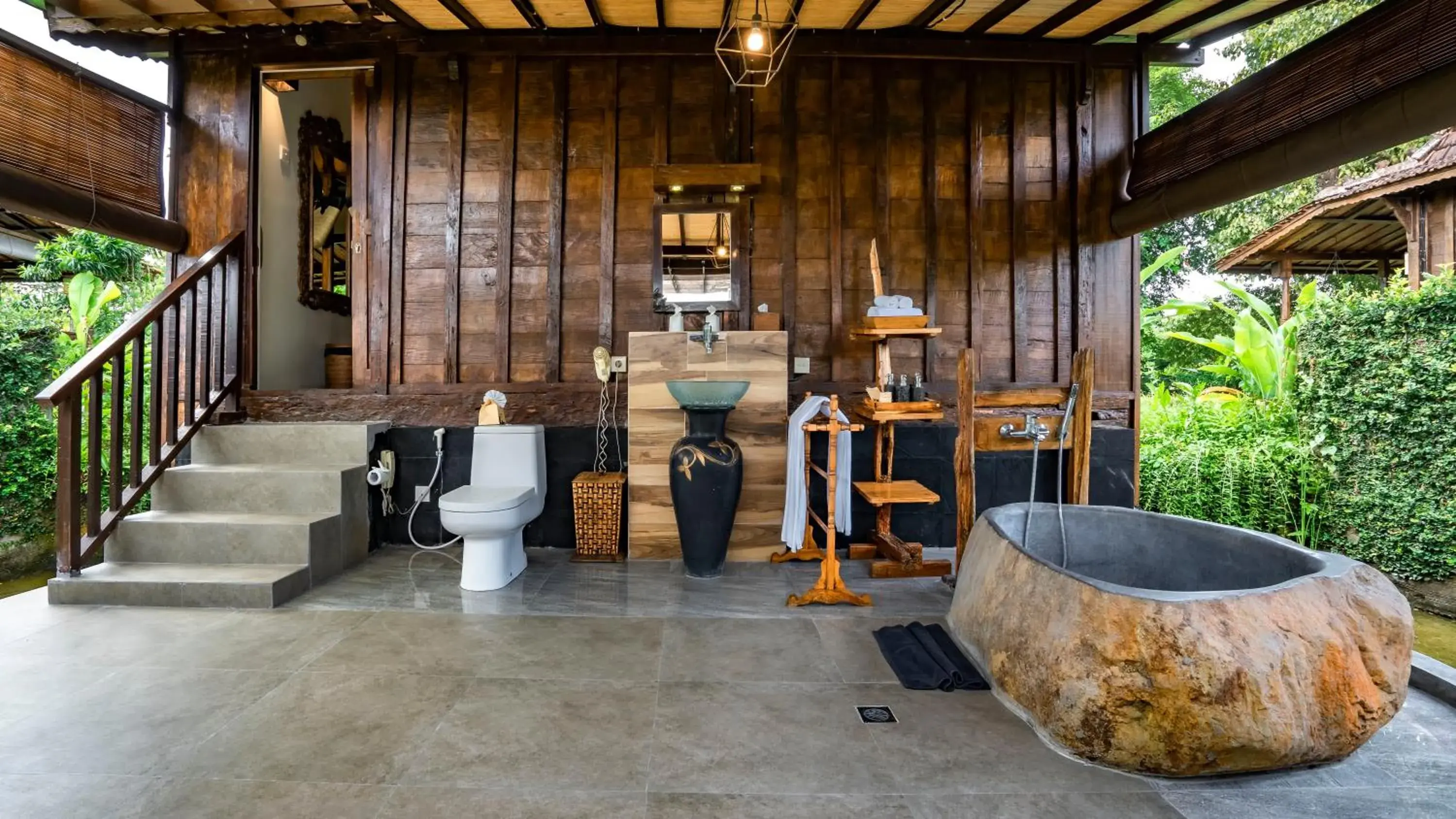 Bathroom in KajaNe Yangloni at Ubud Bali Bathroom in KajaNe Yangloni at Ubud Bali