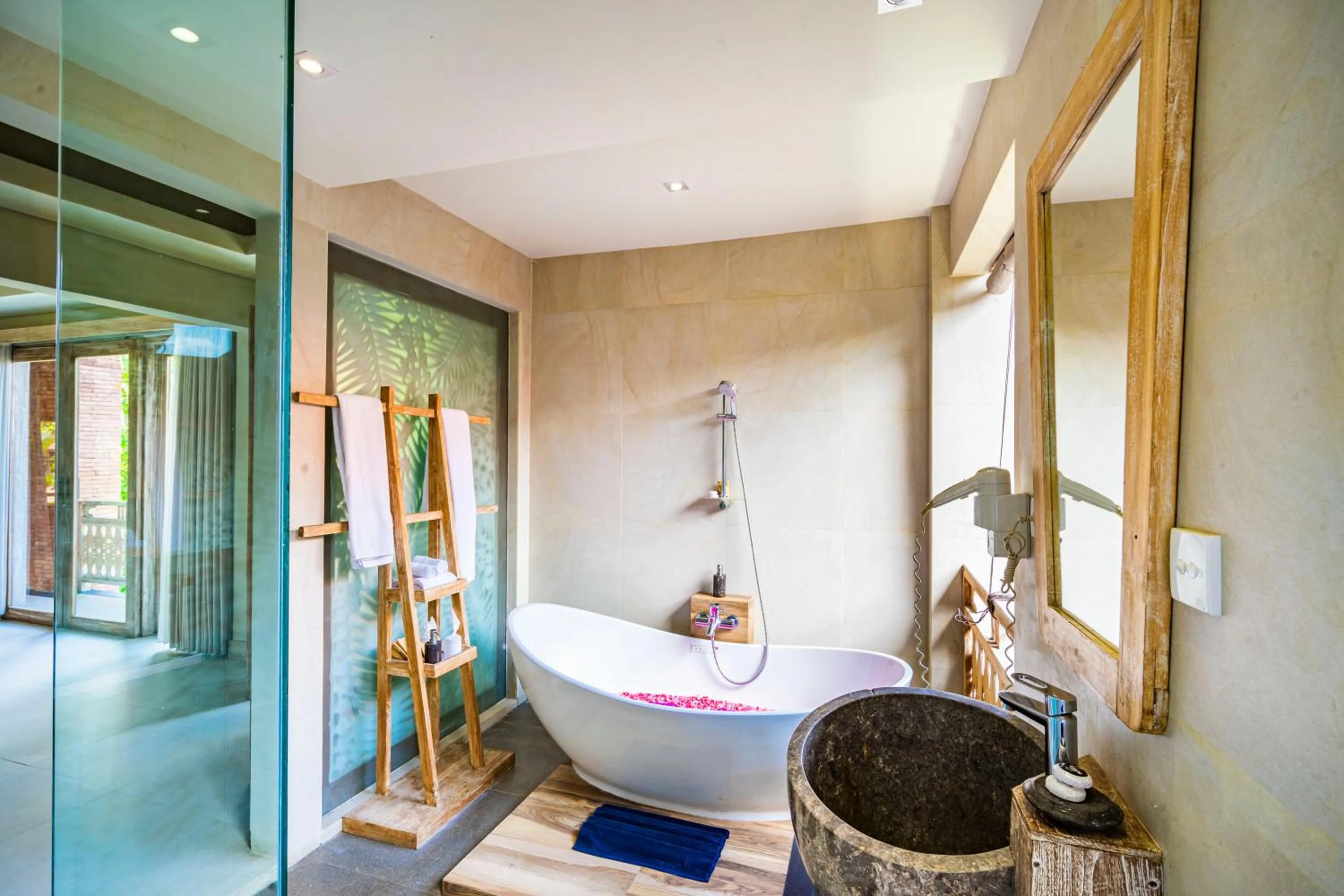 Bathroom in KajaNe Yangloni at Ubud Bali