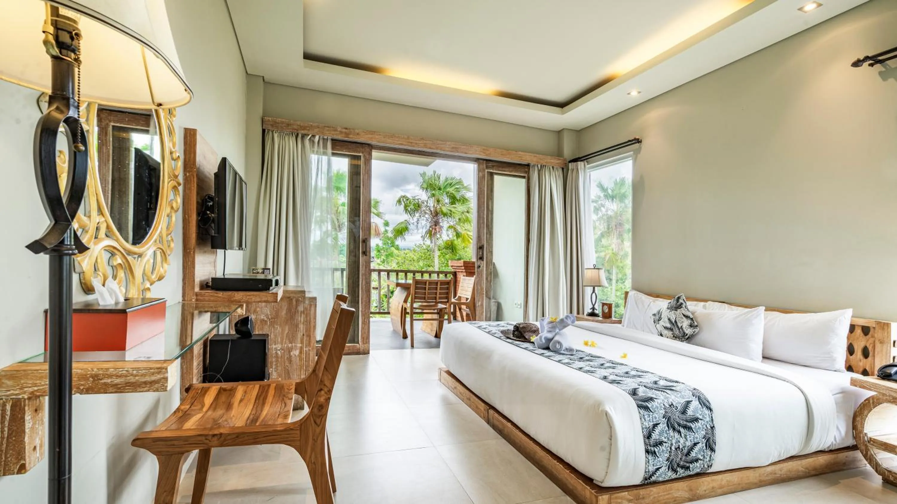 Bed in KajaNe Yangloni at Ubud Bali