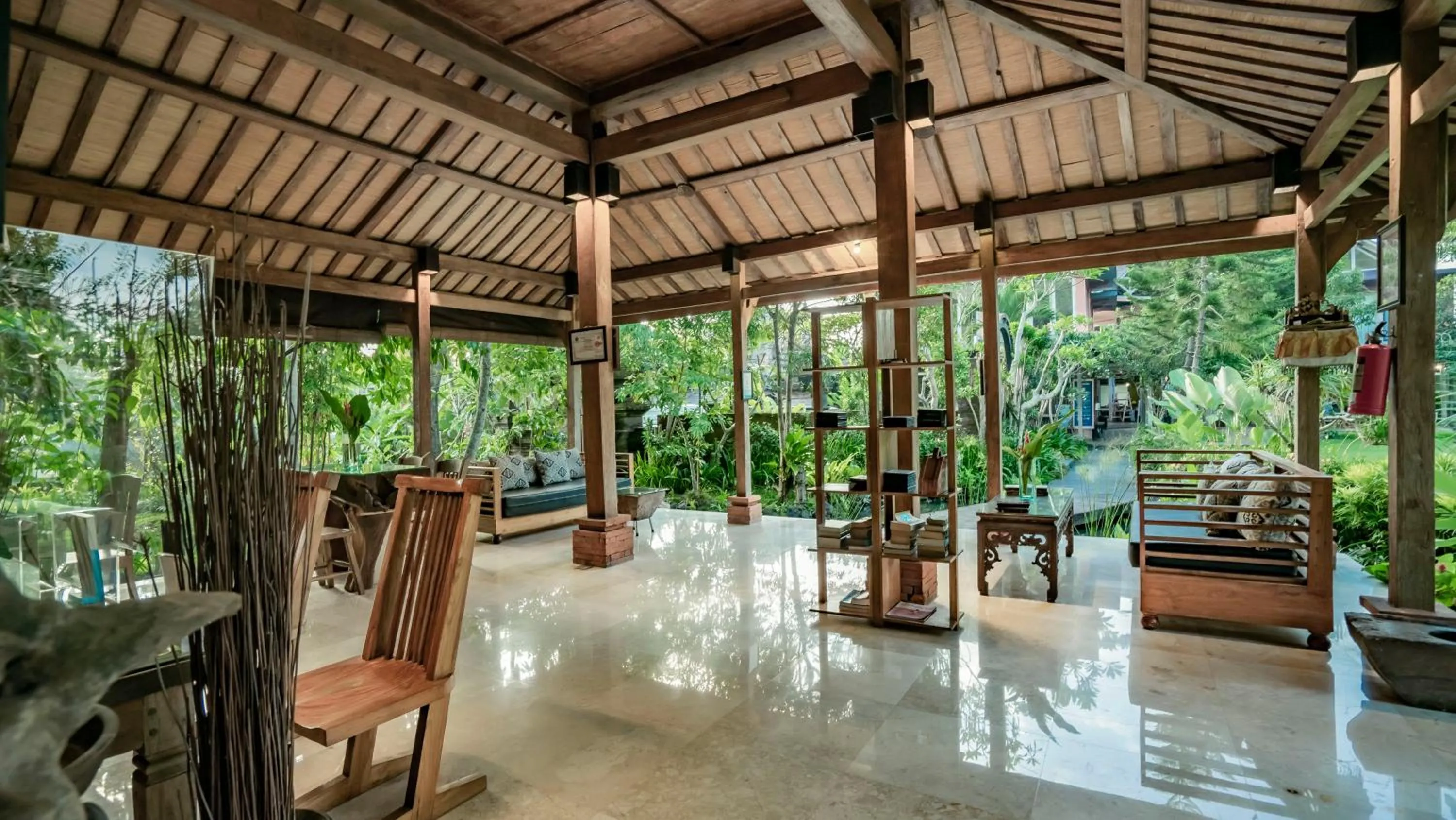 Lobby or reception in KajaNe Yangloni at Ubud Bali