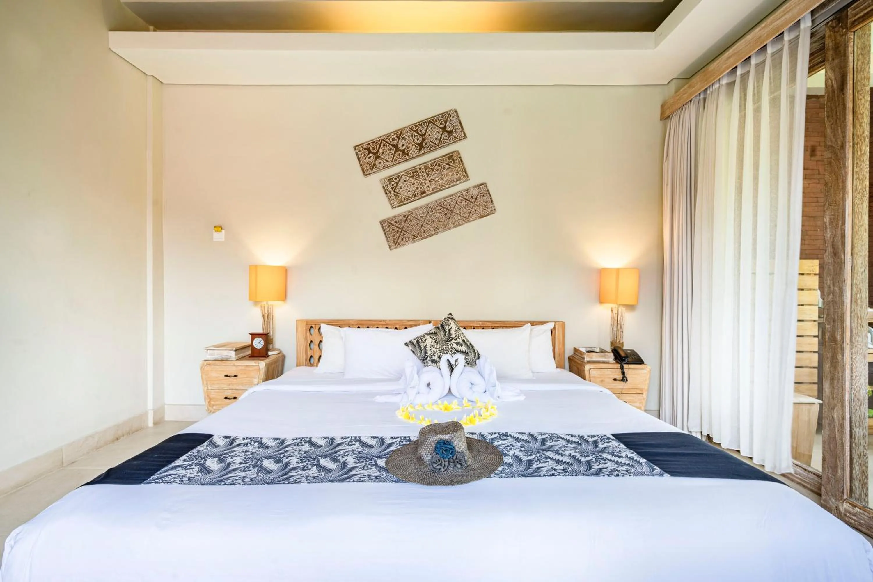 Bed in KajaNe Yangloni at Ubud Bali