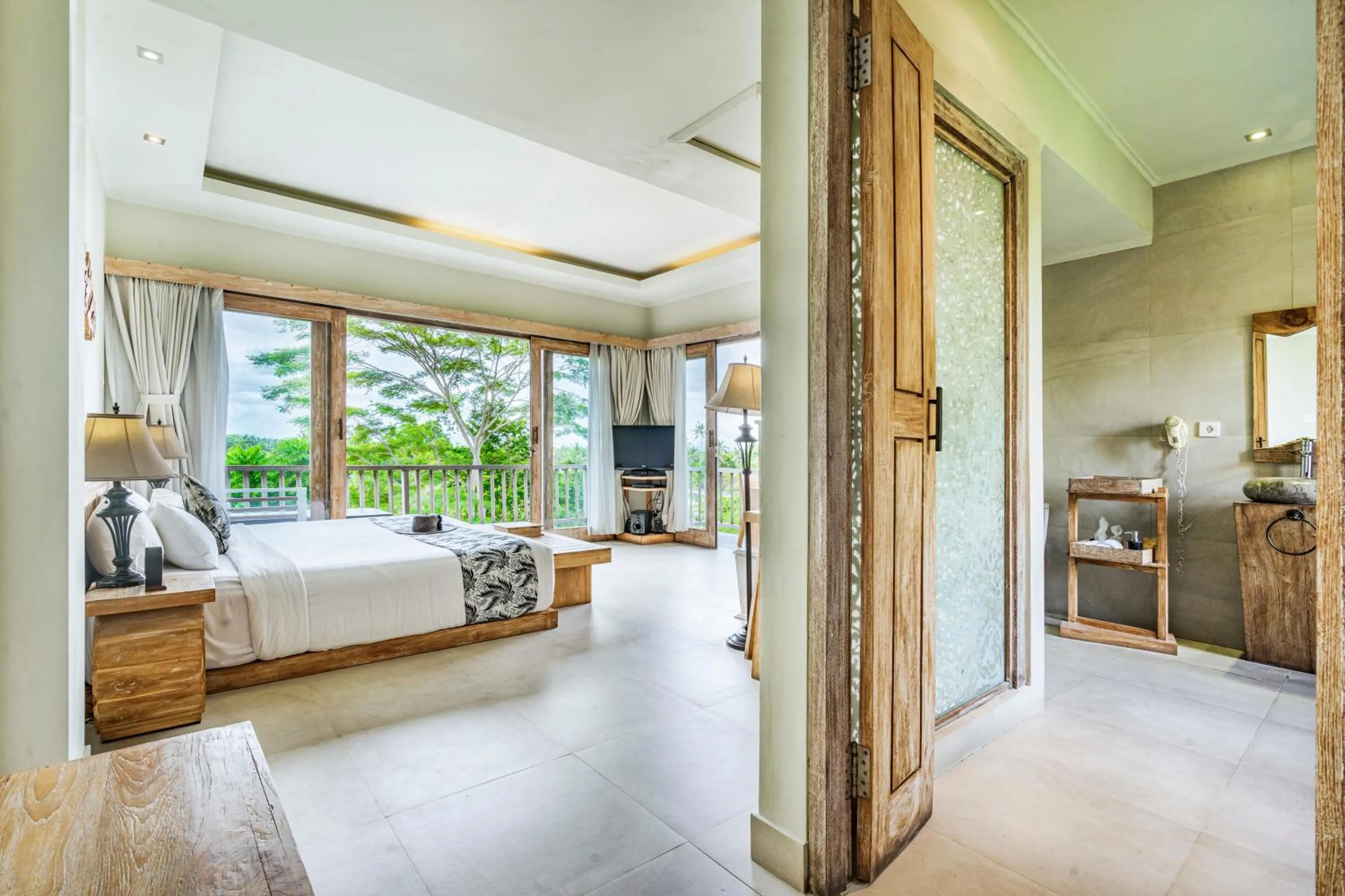 Bed in KajaNe Yangloni at Ubud Bali