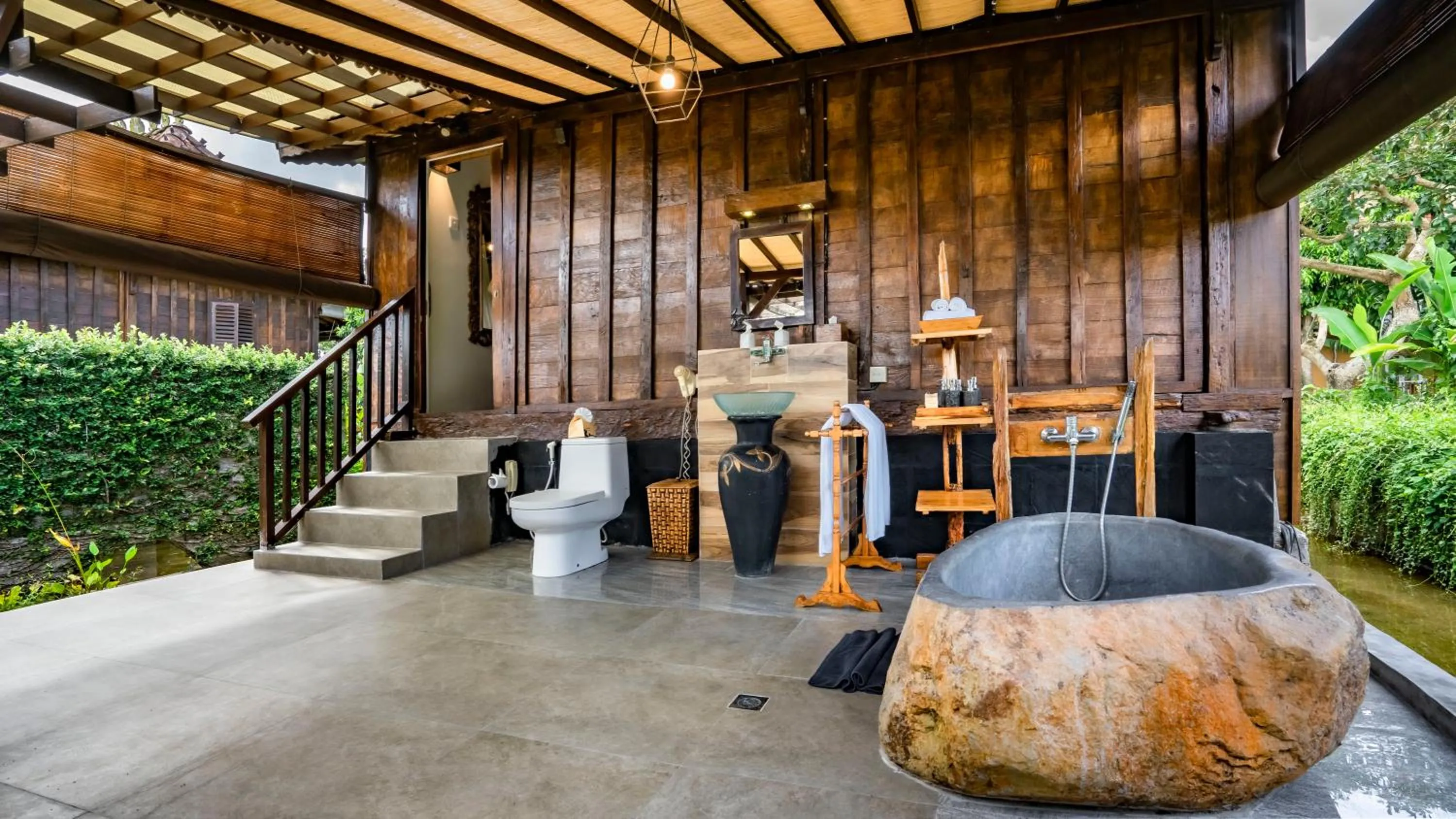Bathroom in KajaNe Yangloni at Ubud Bali