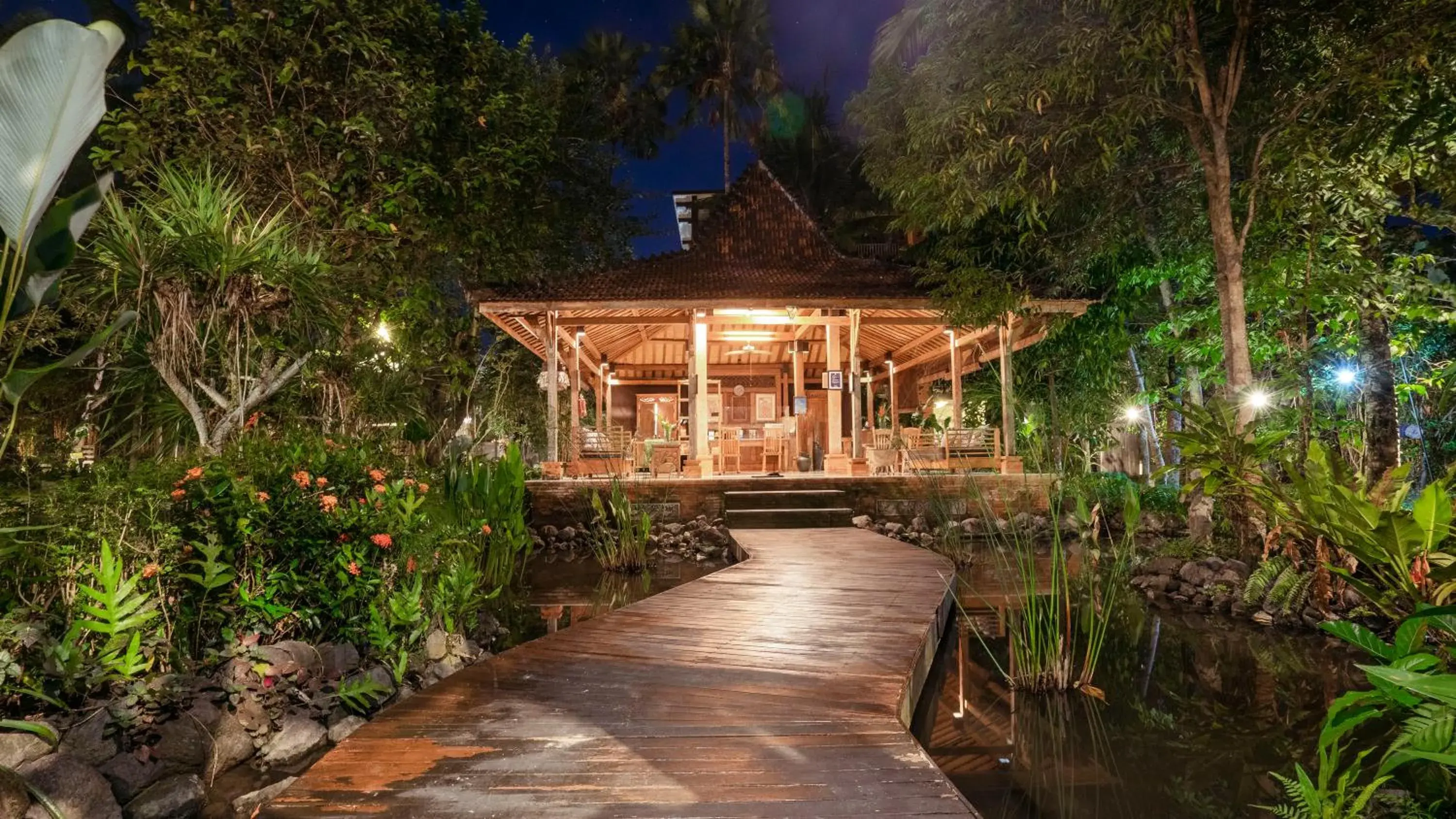 Lobby or reception in KajaNe Yangloni at Ubud Bali Lobby or reception in KajaNe Yangloni at Ubud Bali