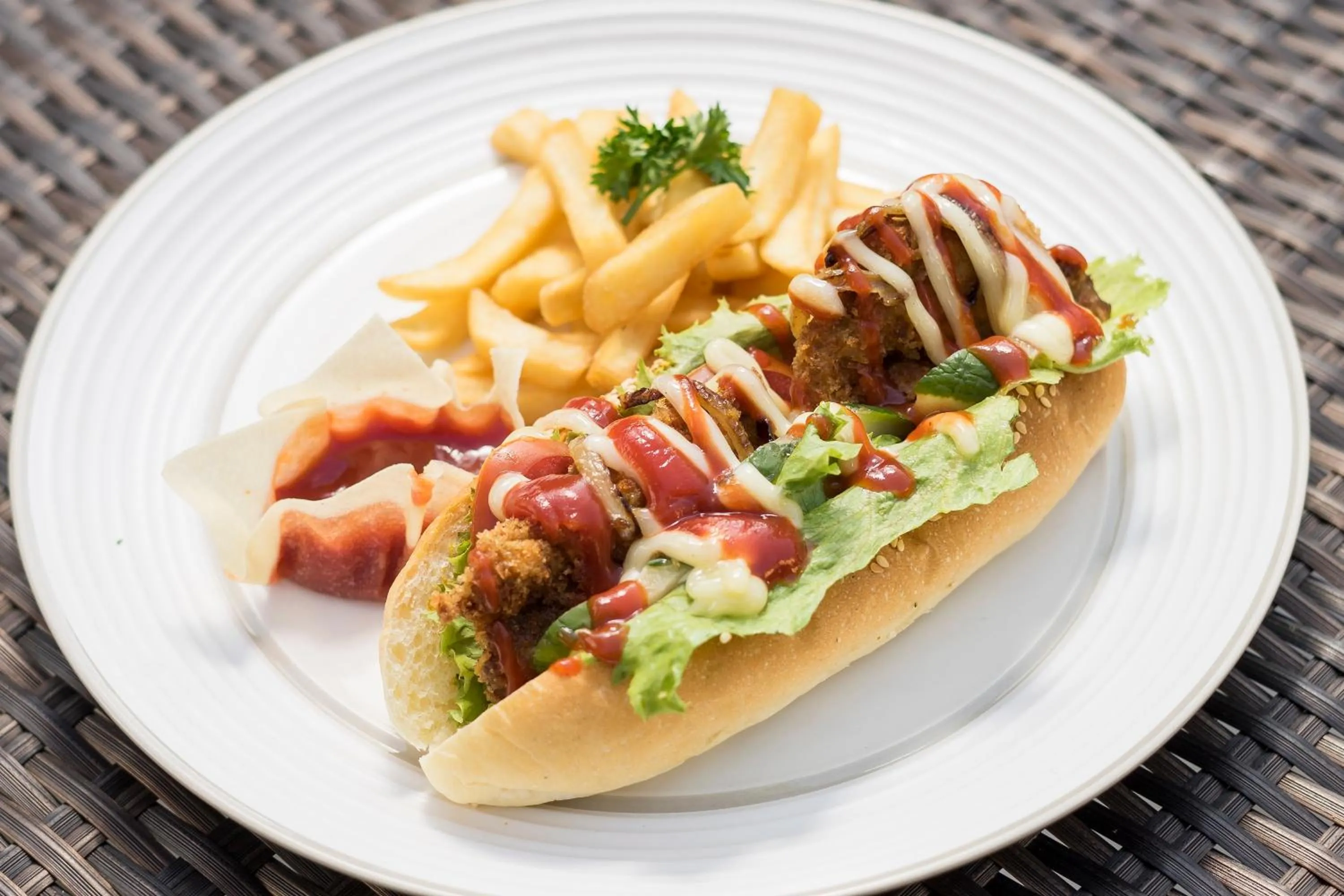 Food close-up in Royal Hotel and Villa Bali