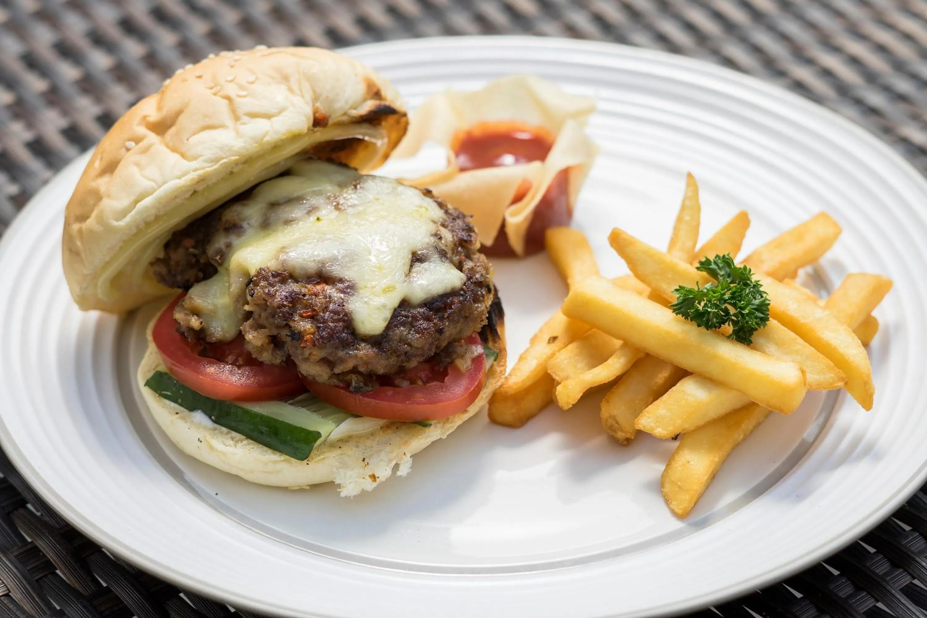 Food close-up in Royal Hotel and Villa Bali