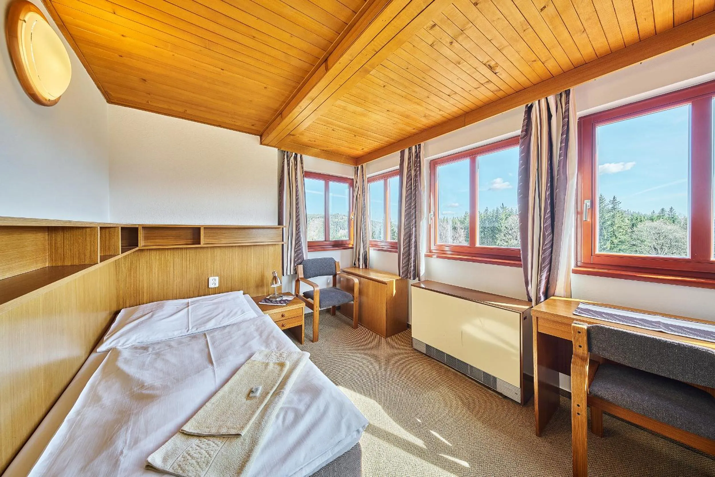 Bed in Hotel Bouda Jana