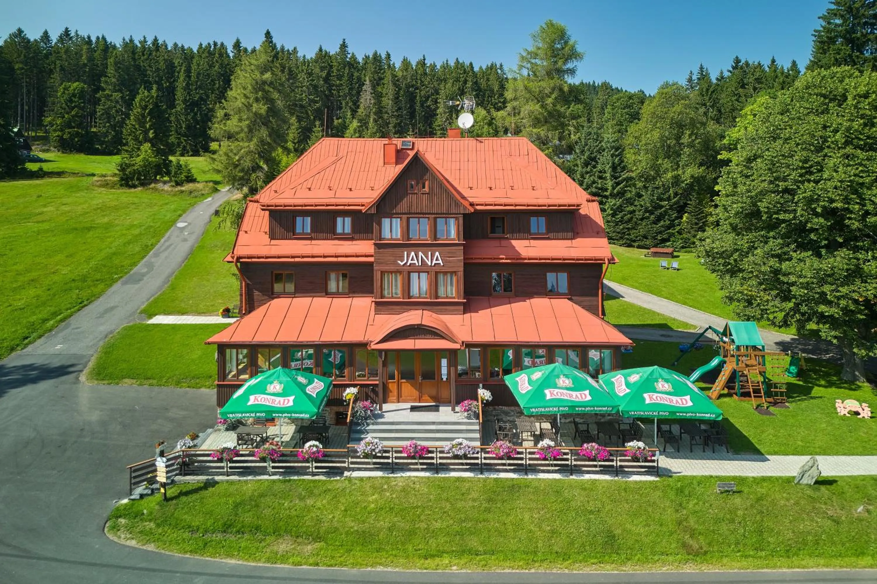 Property building in Hotel Bouda Jana