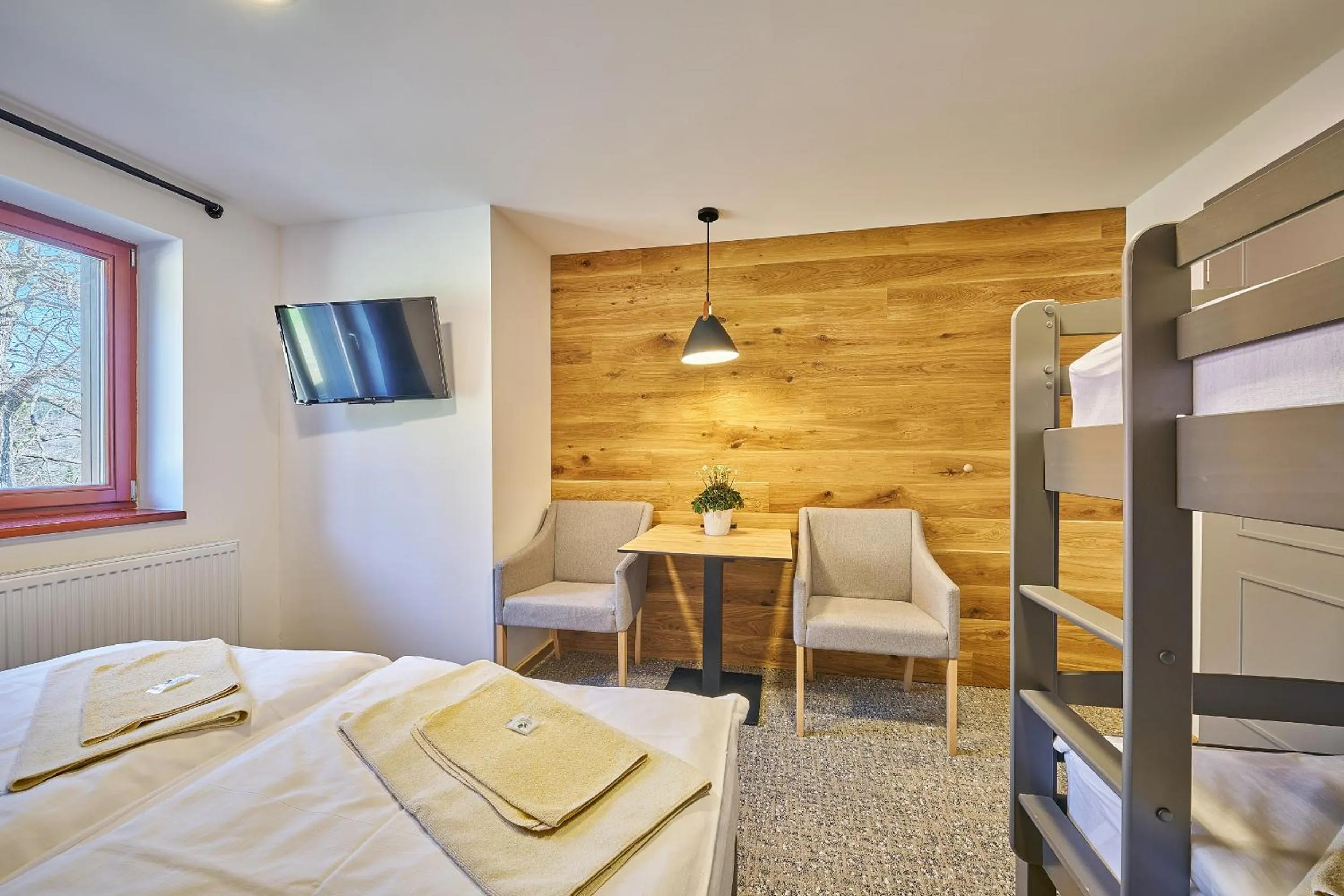 Bed in Hotel Bouda Jana