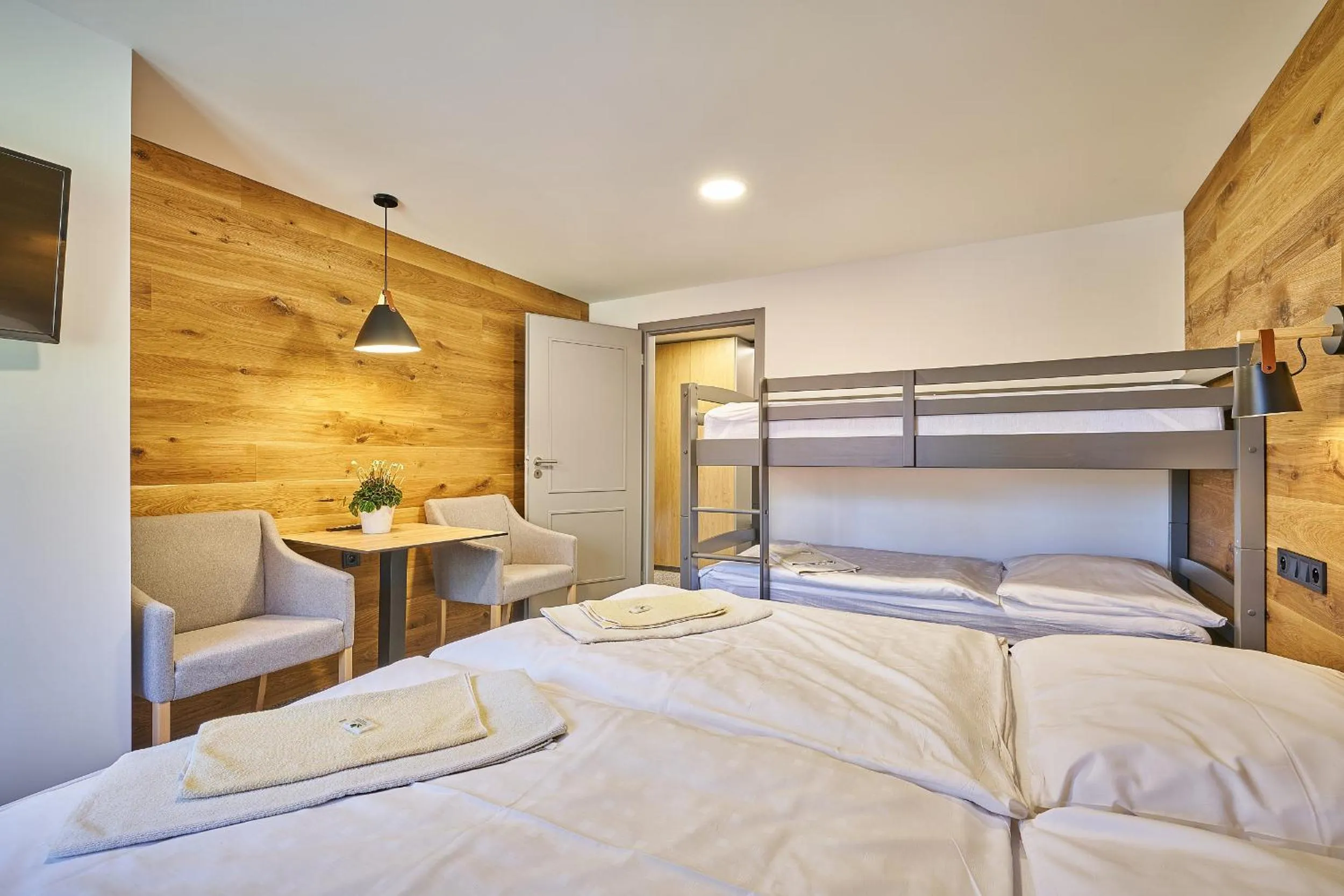 Bed in Hotel Bouda Jana