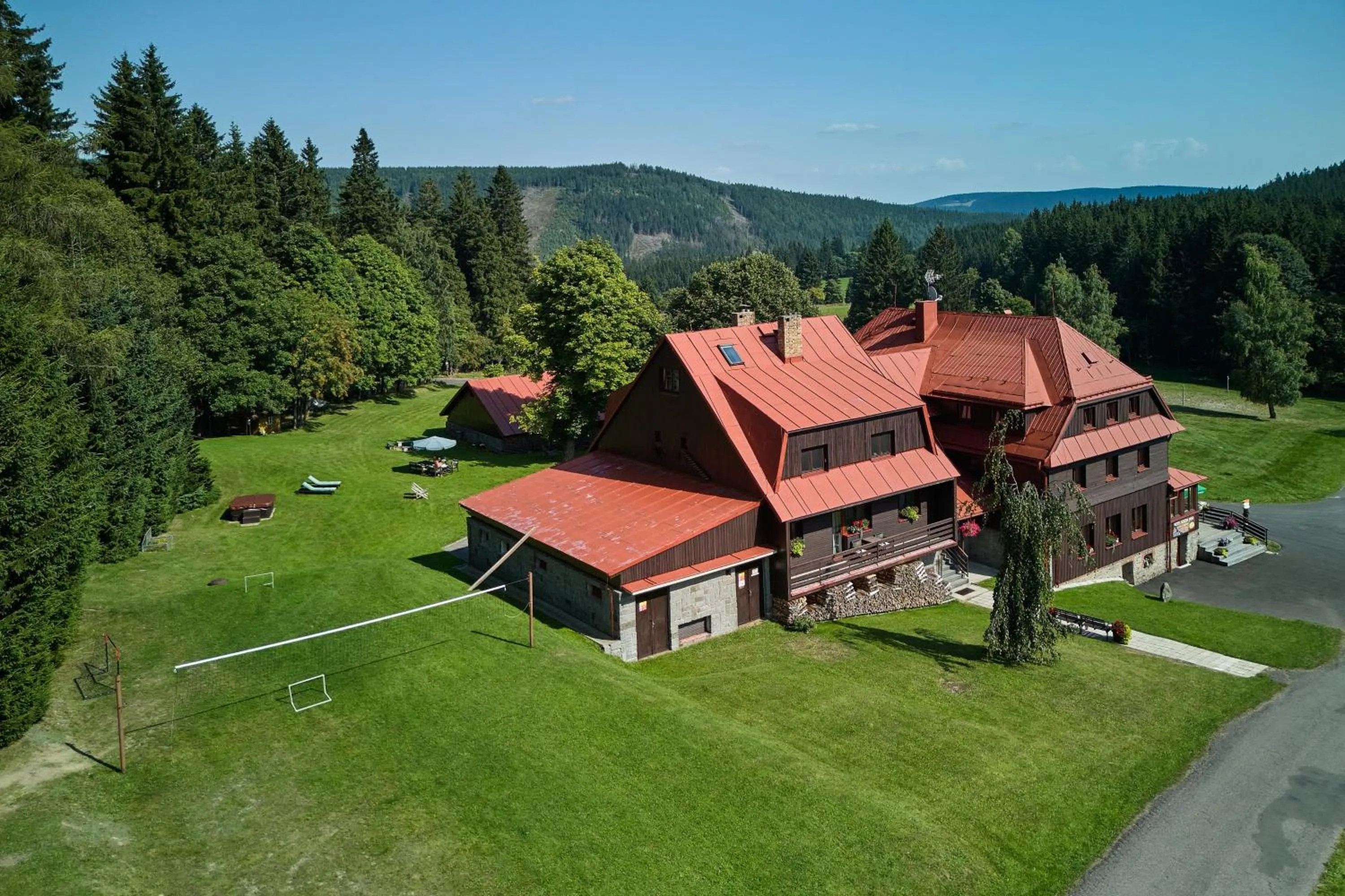 Property building in Hotel Bouda Jana