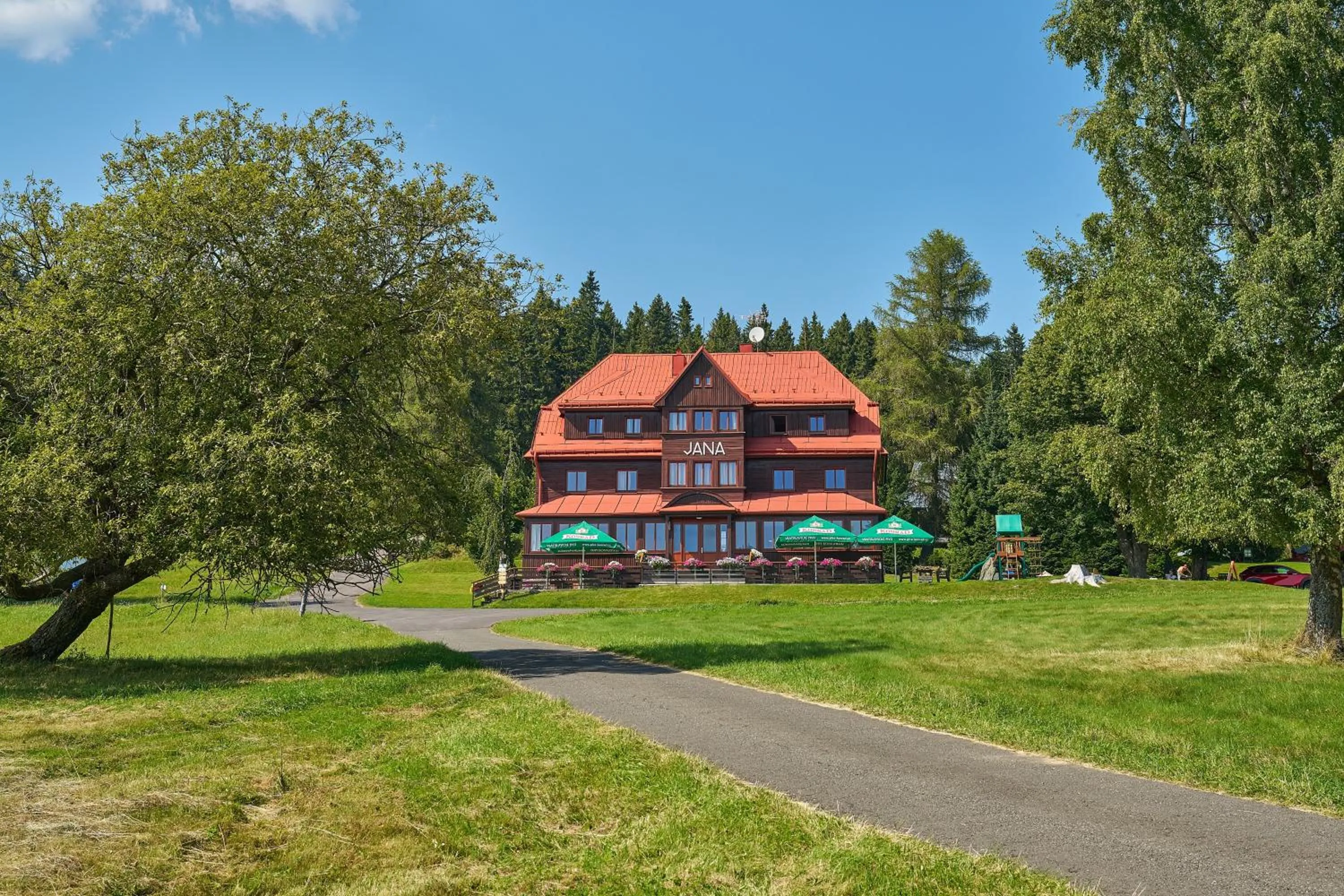 Property building in Hotel Bouda Jana