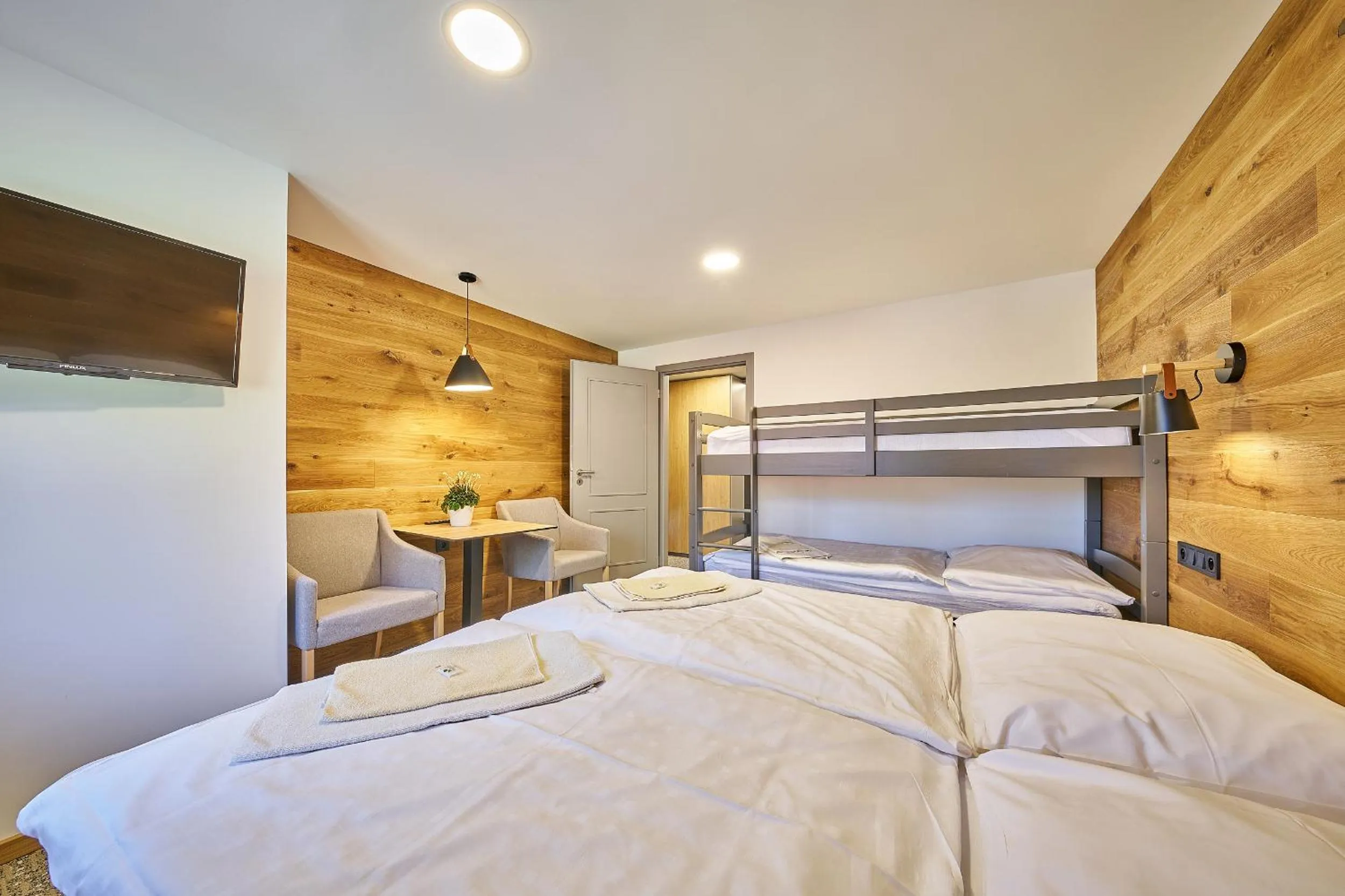 Bed in Hotel Bouda Jana