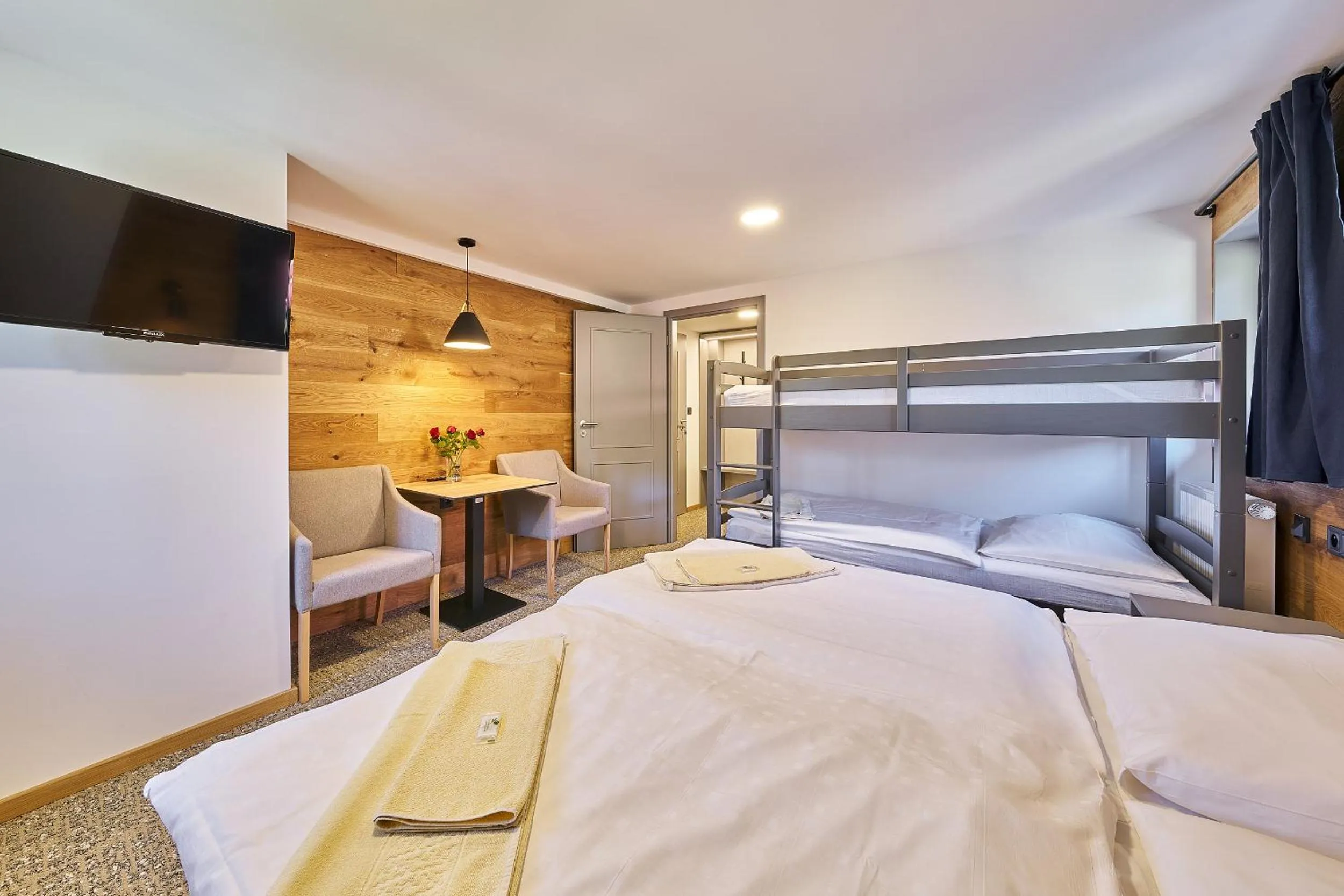 Bed in Hotel Bouda Jana