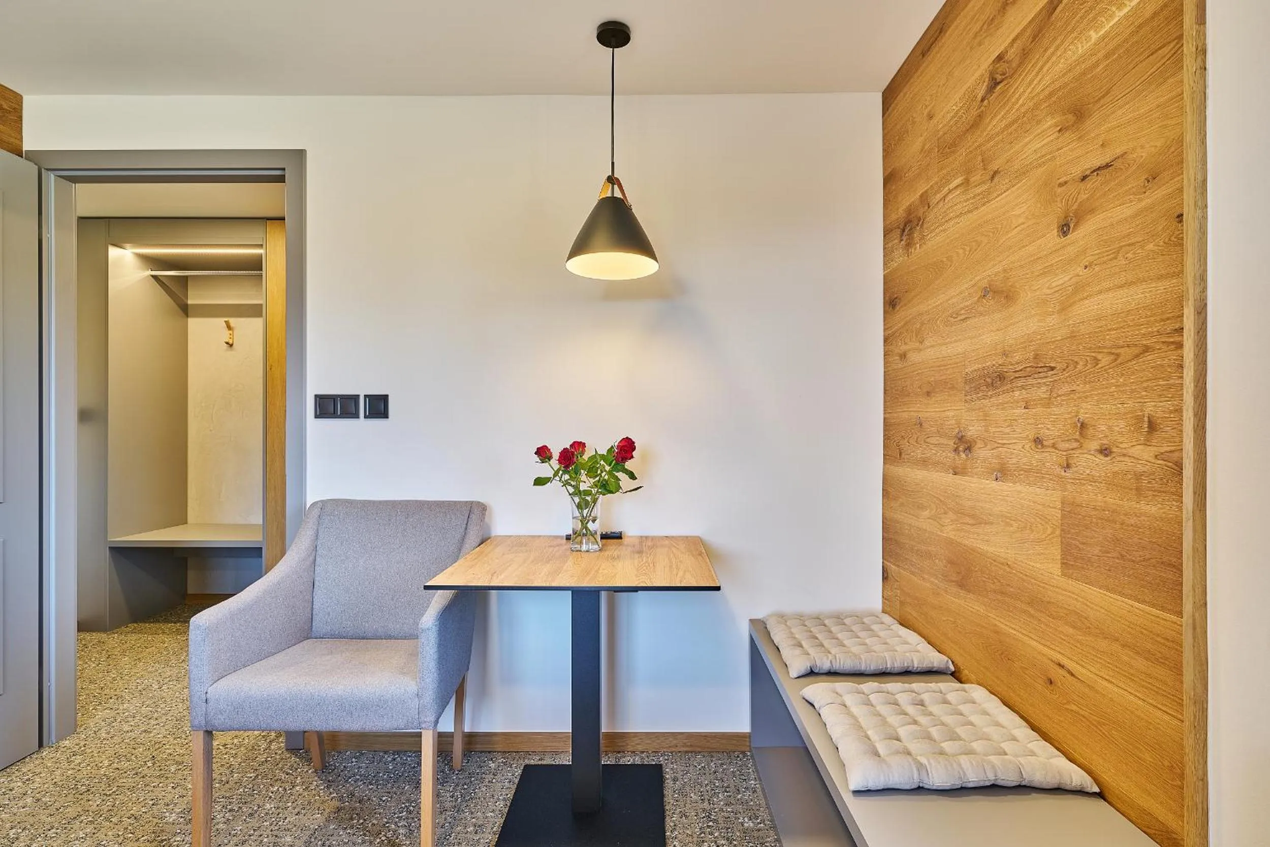 Seating area in Hotel Bouda Jana
