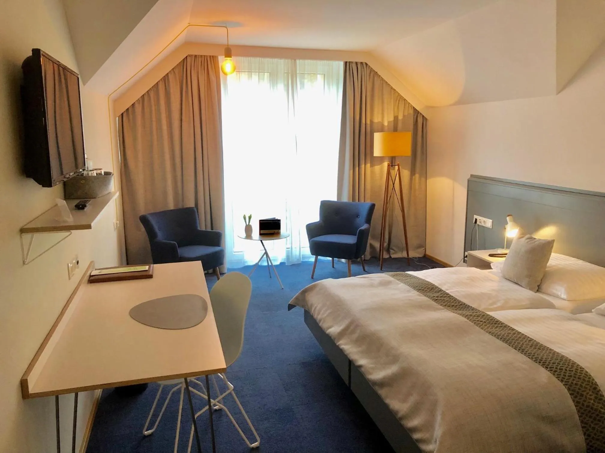 Photo of the whole room, Bed in Hotel Restaurant Höldrichsmühle