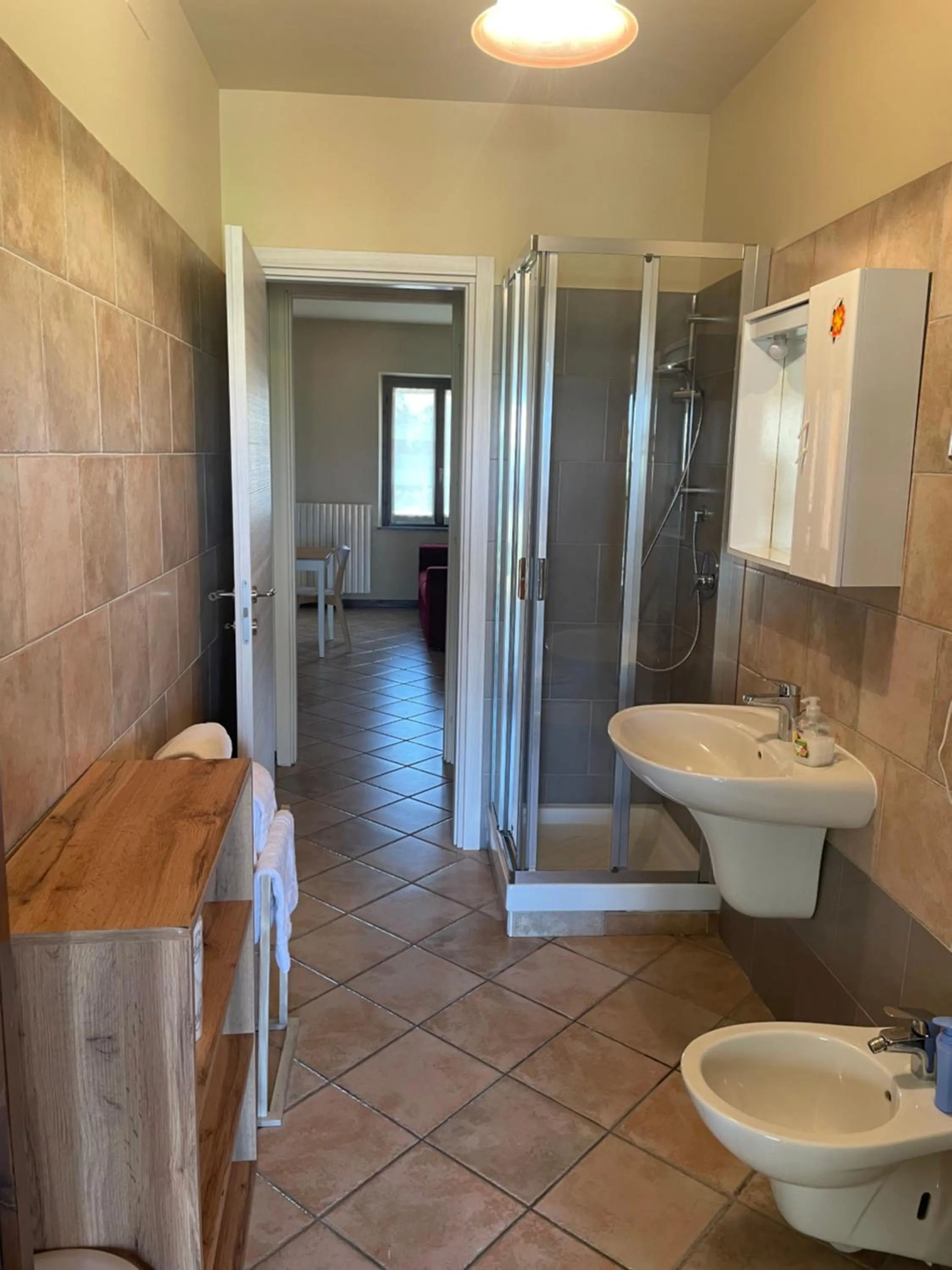 Bathroom in Agriturismo La Mussia