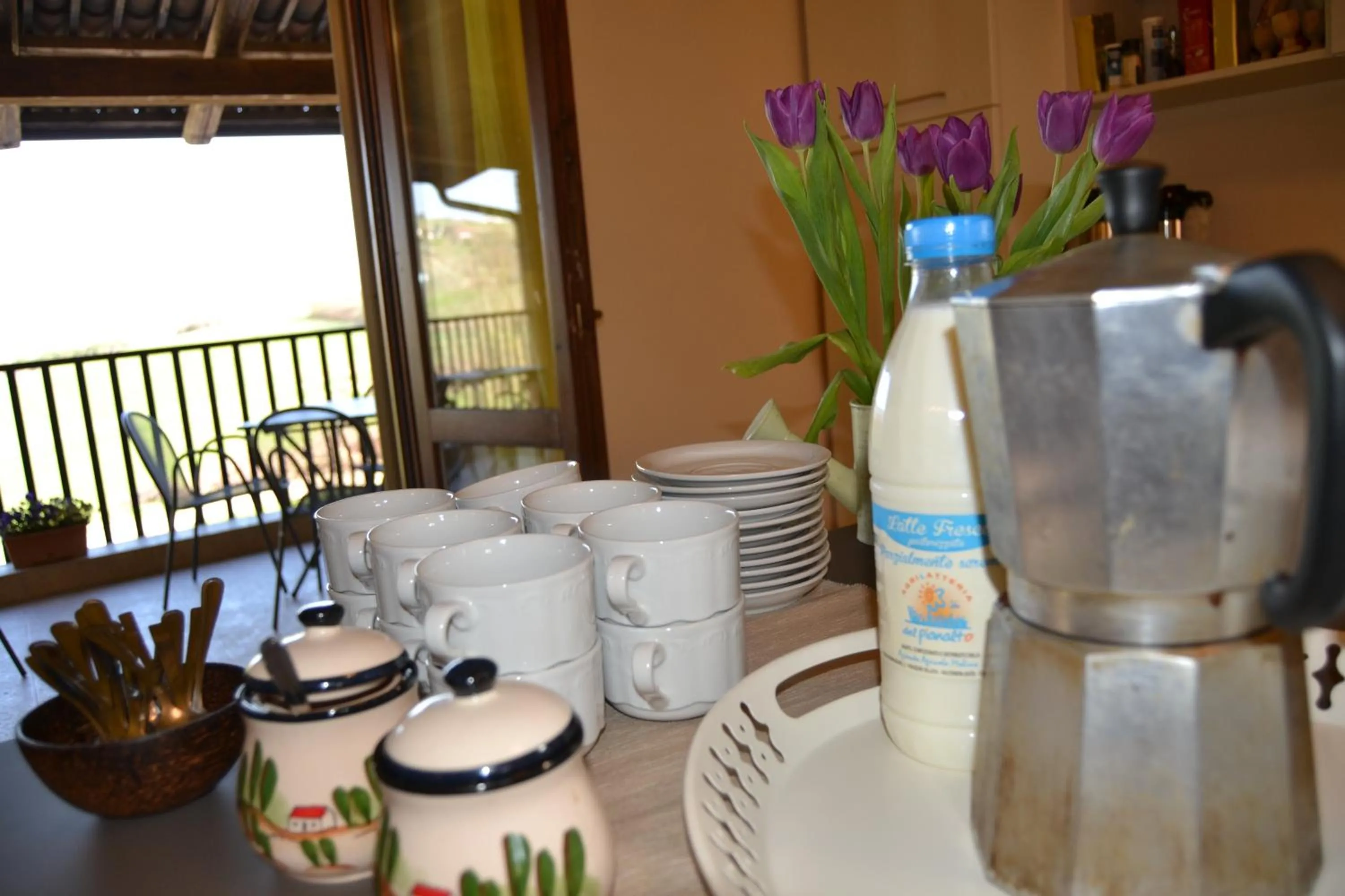 Continental breakfast in Agriturismo La Mussia
