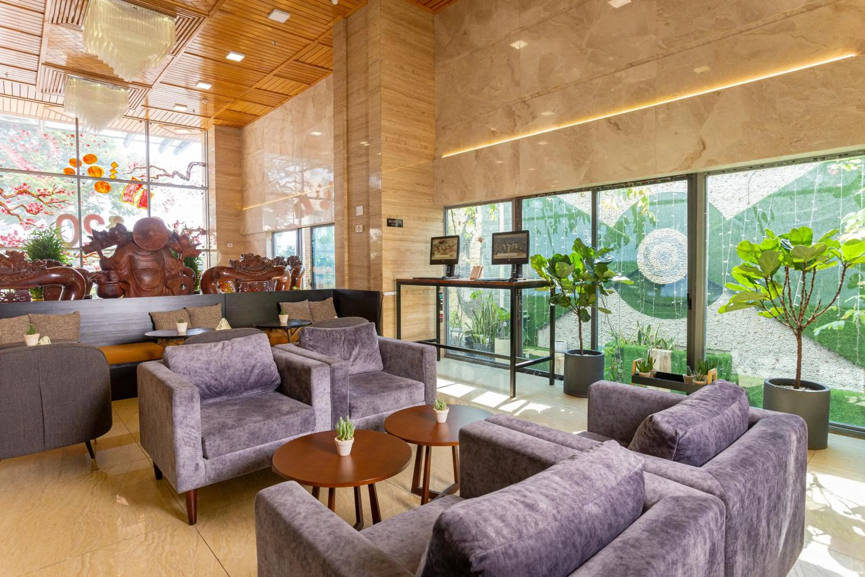 Garden view in Nhu Minh Plaza Danang Hotel