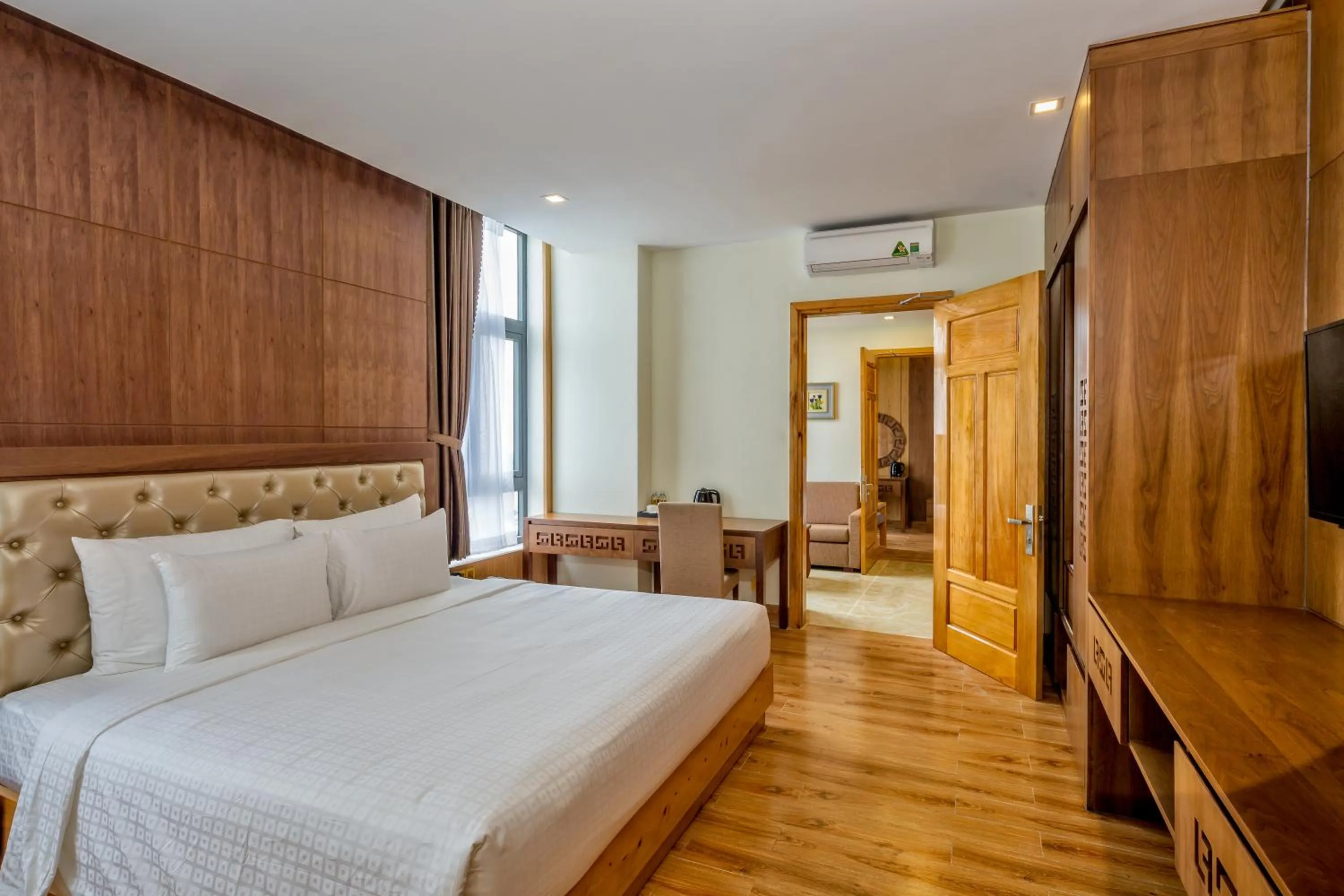 Bed in Nhu Minh Plaza Danang Hotel