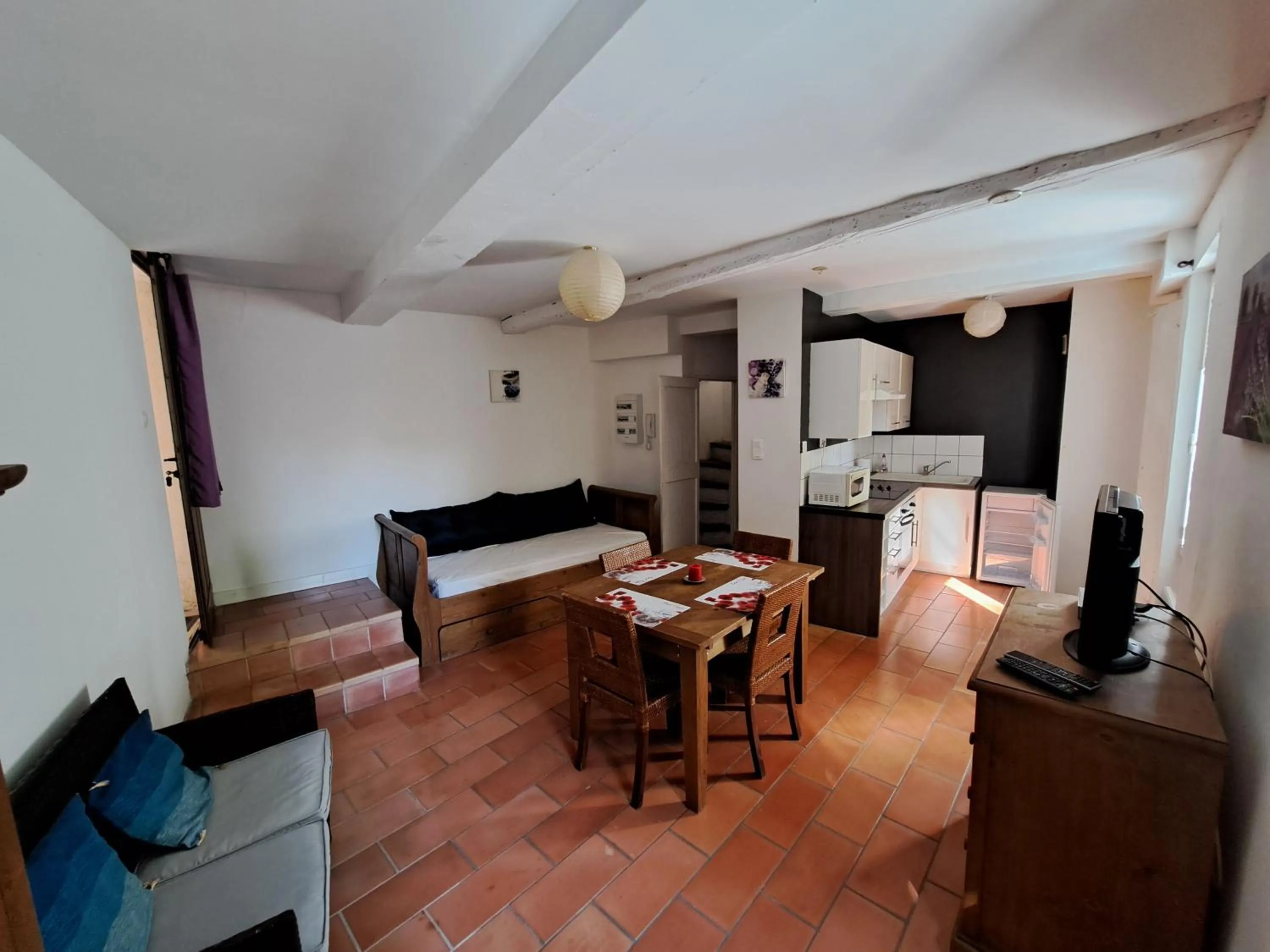 TV and multimedia in Appart-Hôtel Résidence Maloc