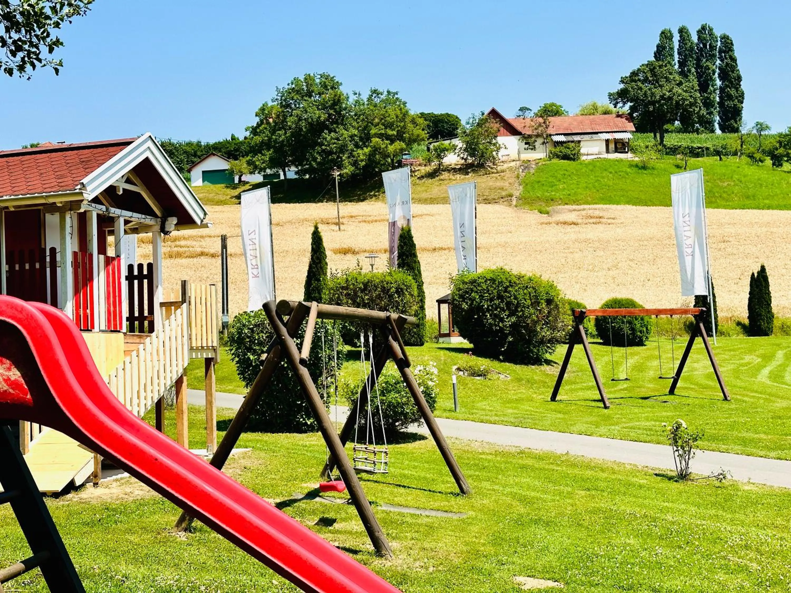 Children play ground in Familien Hotel Krainz