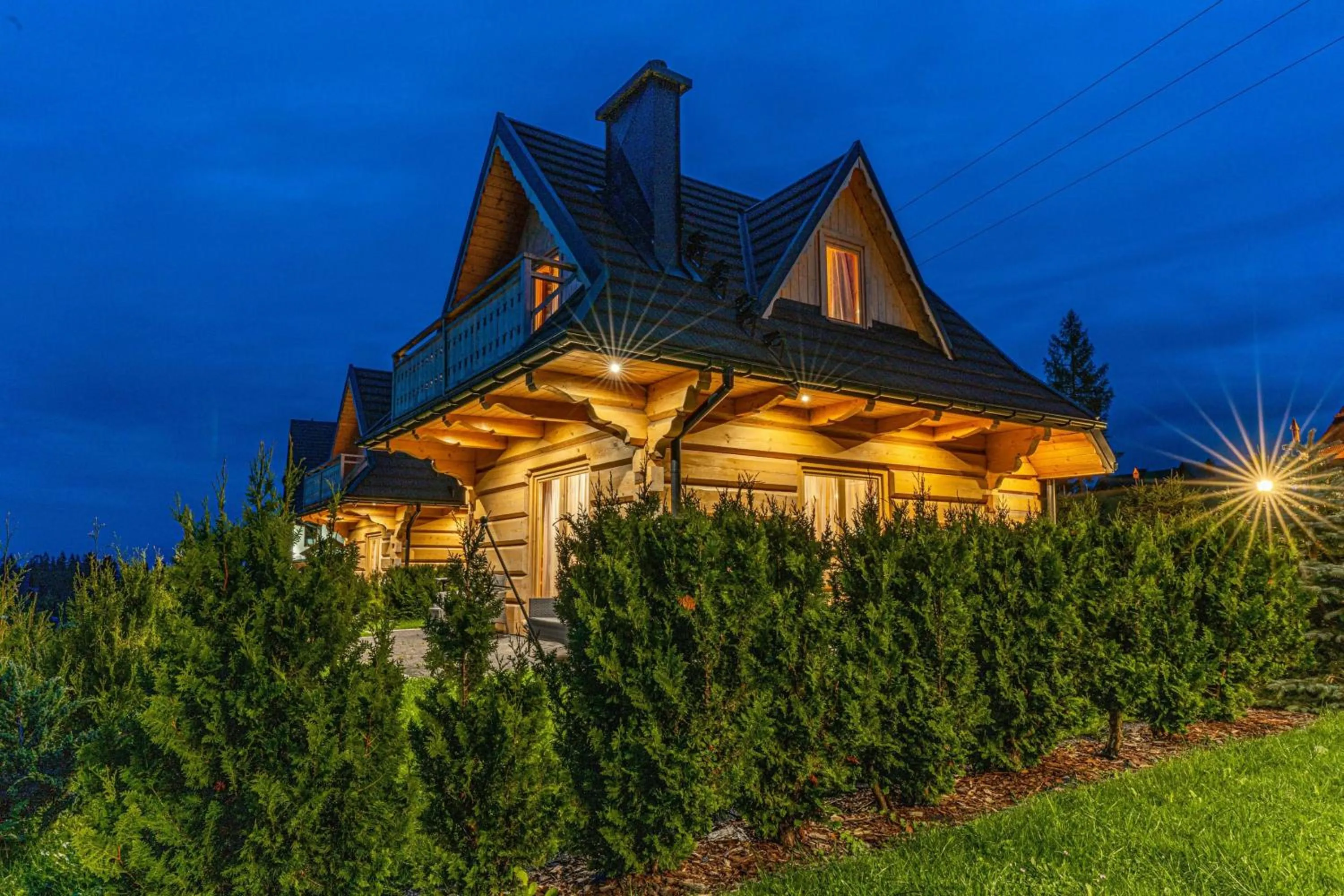 Property building in Domki Górskie Janosik, Kwicoł i Pyzdra Jacuzzi, Sauna