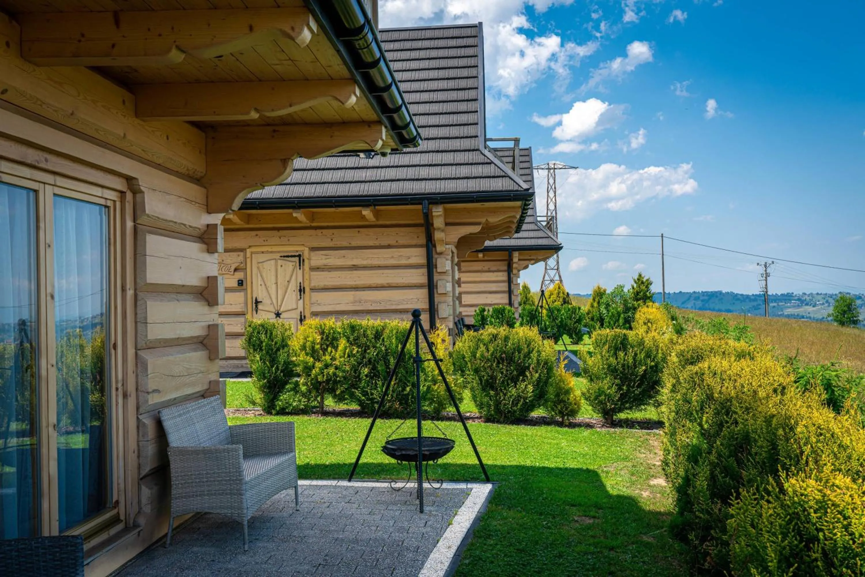 BBQ facilities in Domki Górskie Janosik, Kwicoł i Pyzdra Jacuzzi, Sauna