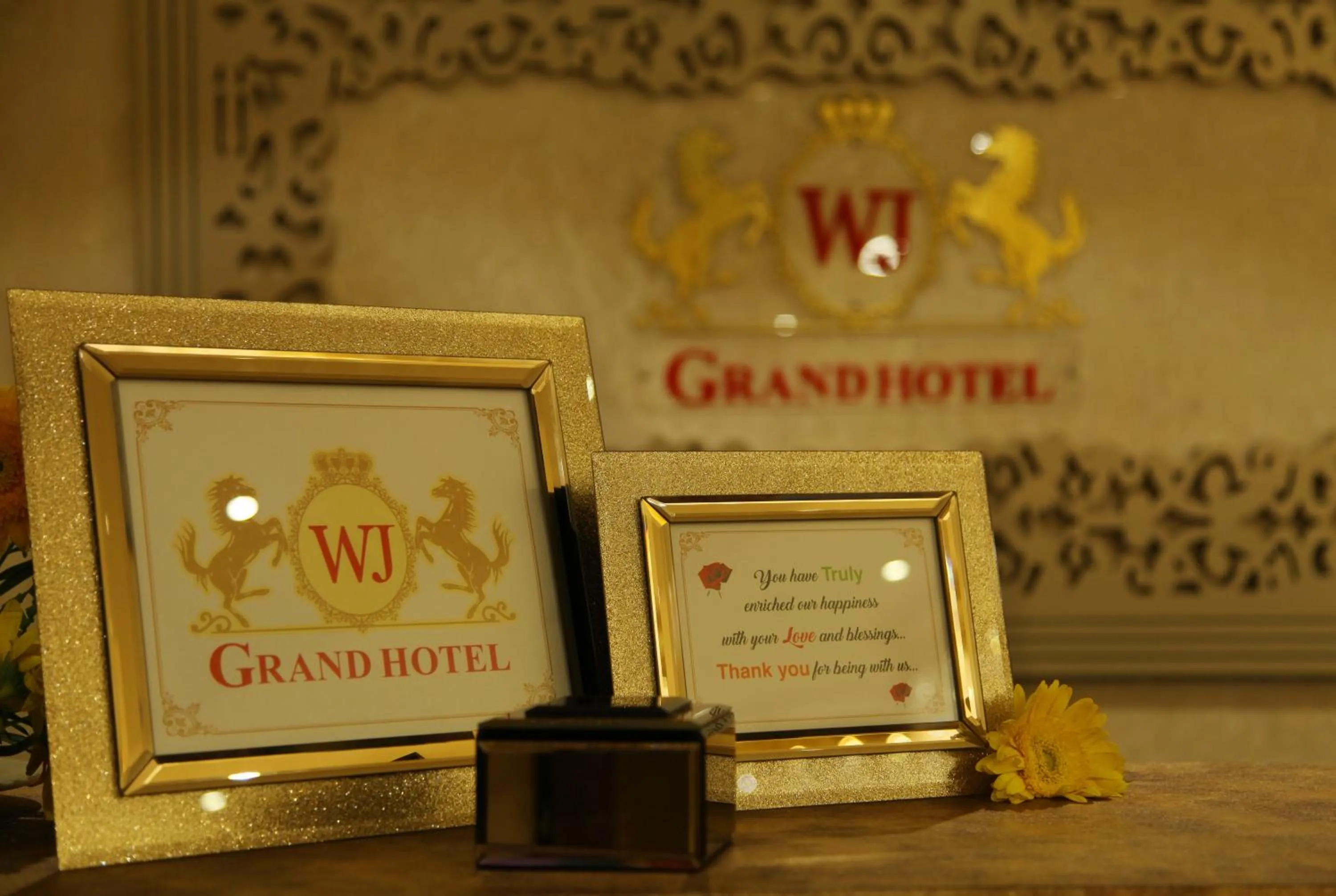 Logo/Certificate/Sign in Hotel WJ Grand