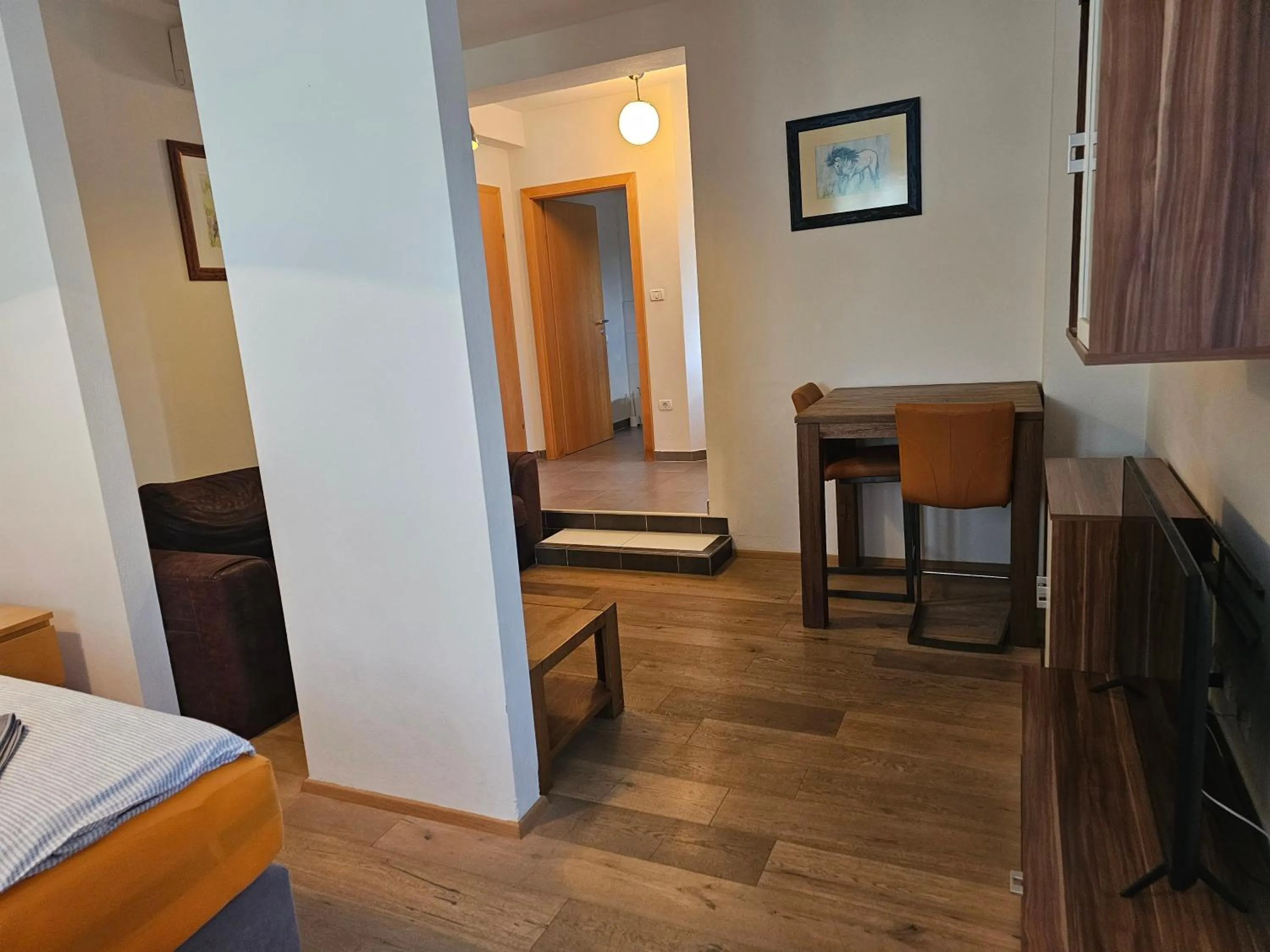 Bed in BC Better Choice Apartments with Central Heating