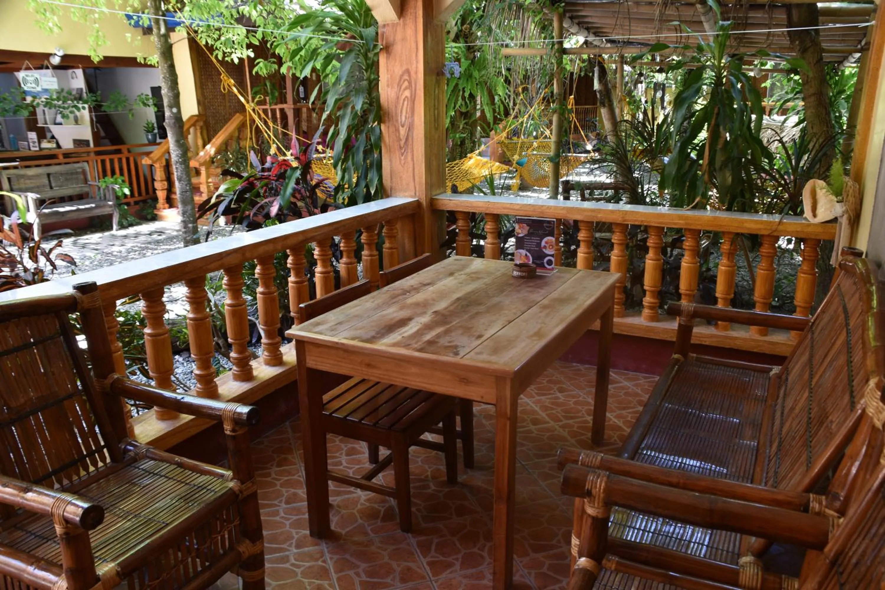Patio in Roy's Rendezvous Boracay
