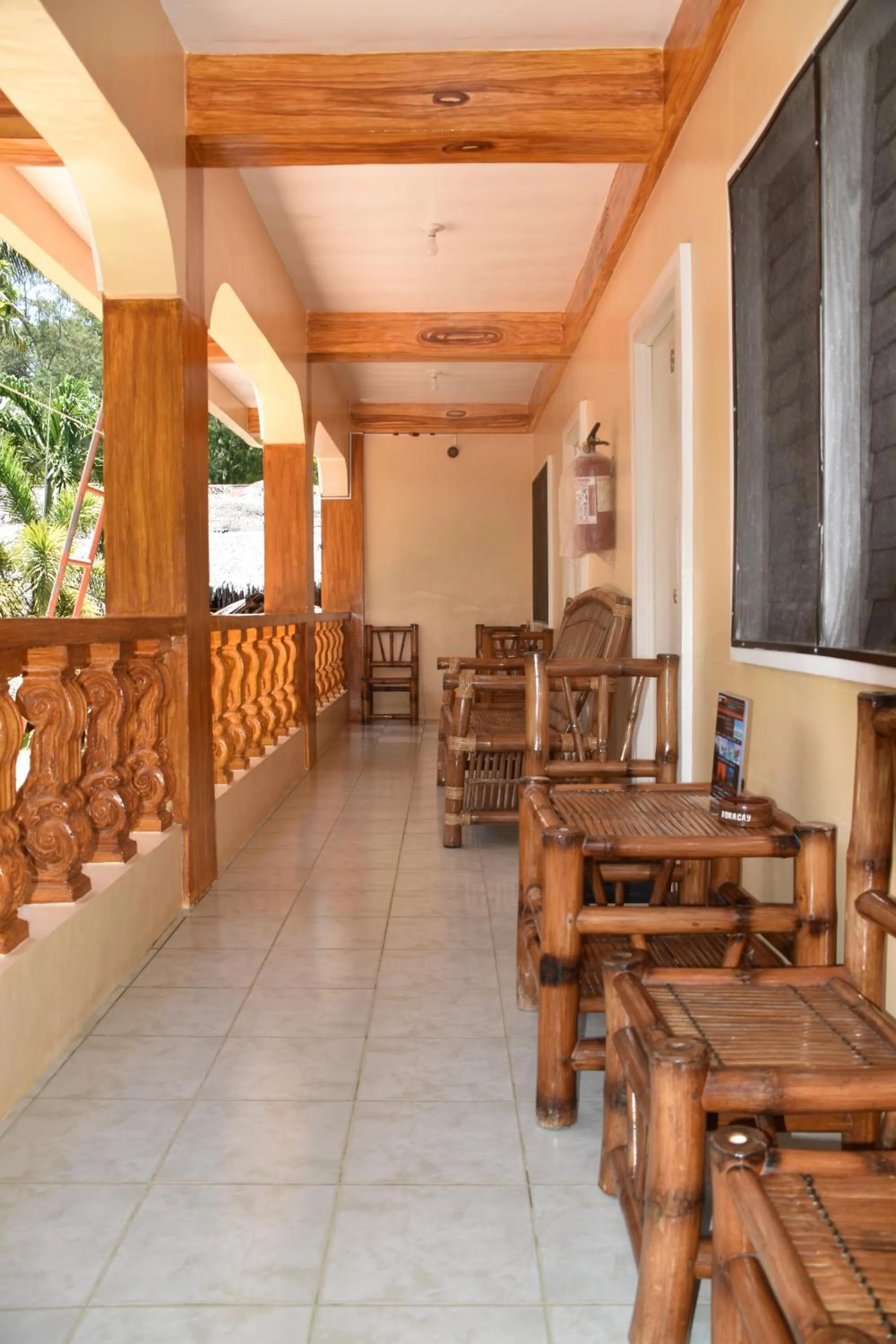 Patio in Roy's Rendezvous Boracay