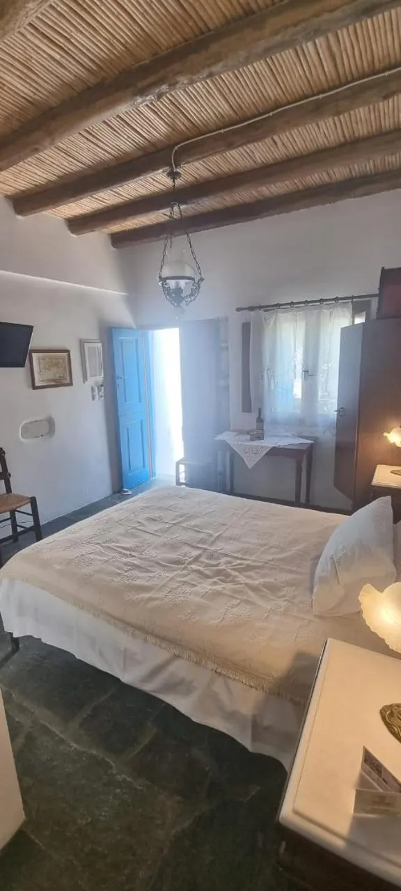 Bed in Naxos Filoxenia Hotel