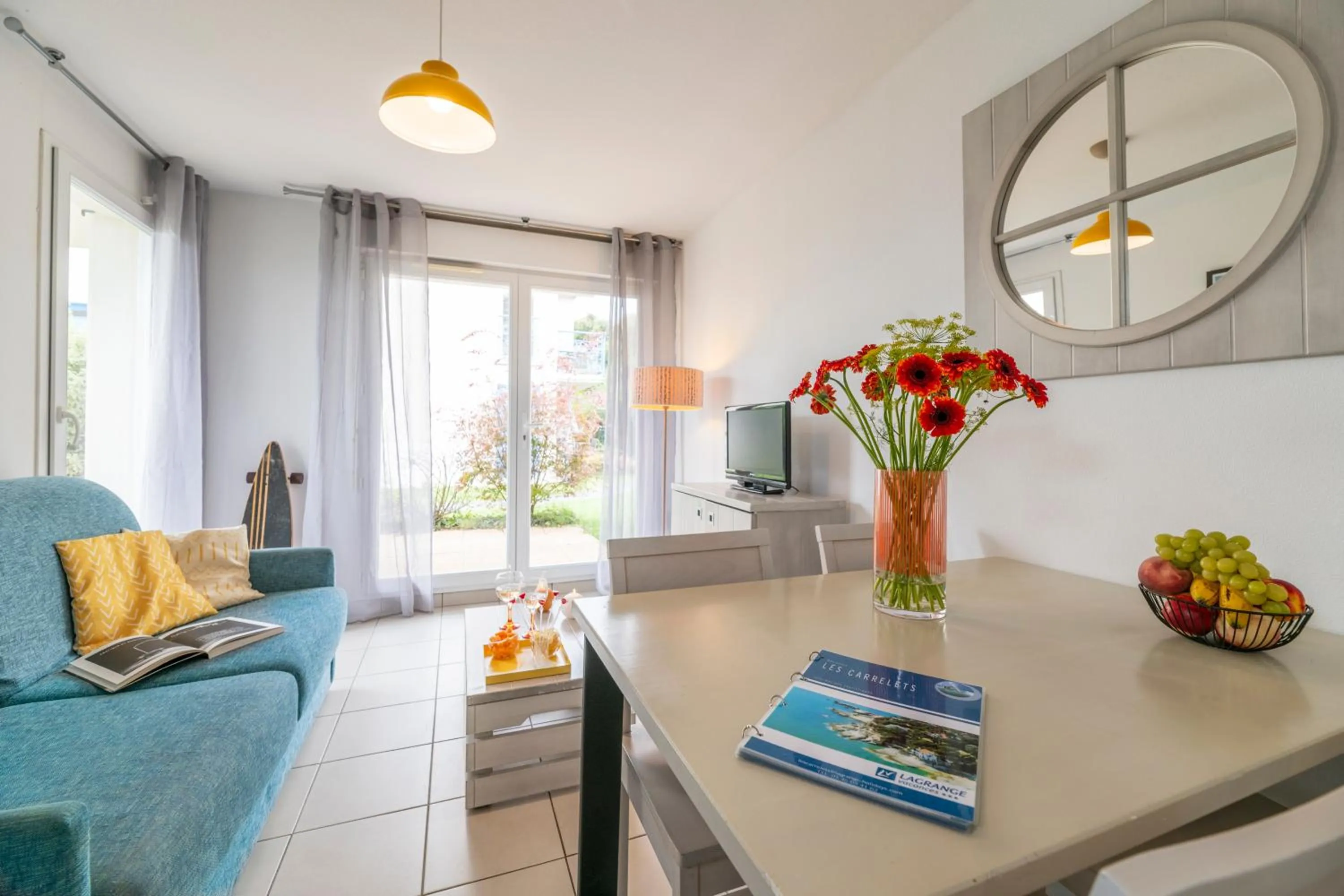 Living room in Lagrange Vacances Les Carrelets