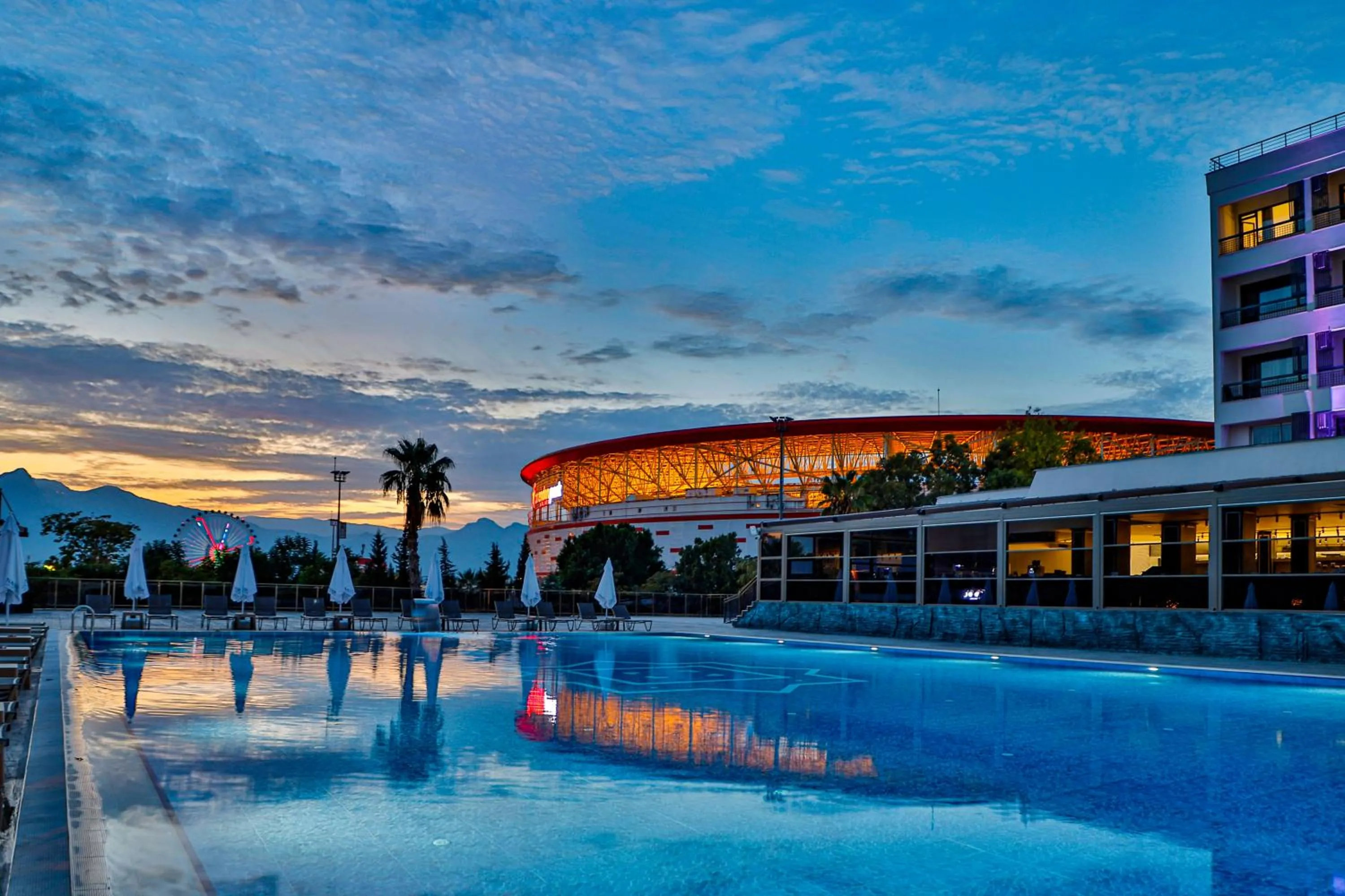 Pool view in Nashira City Resort Hotel