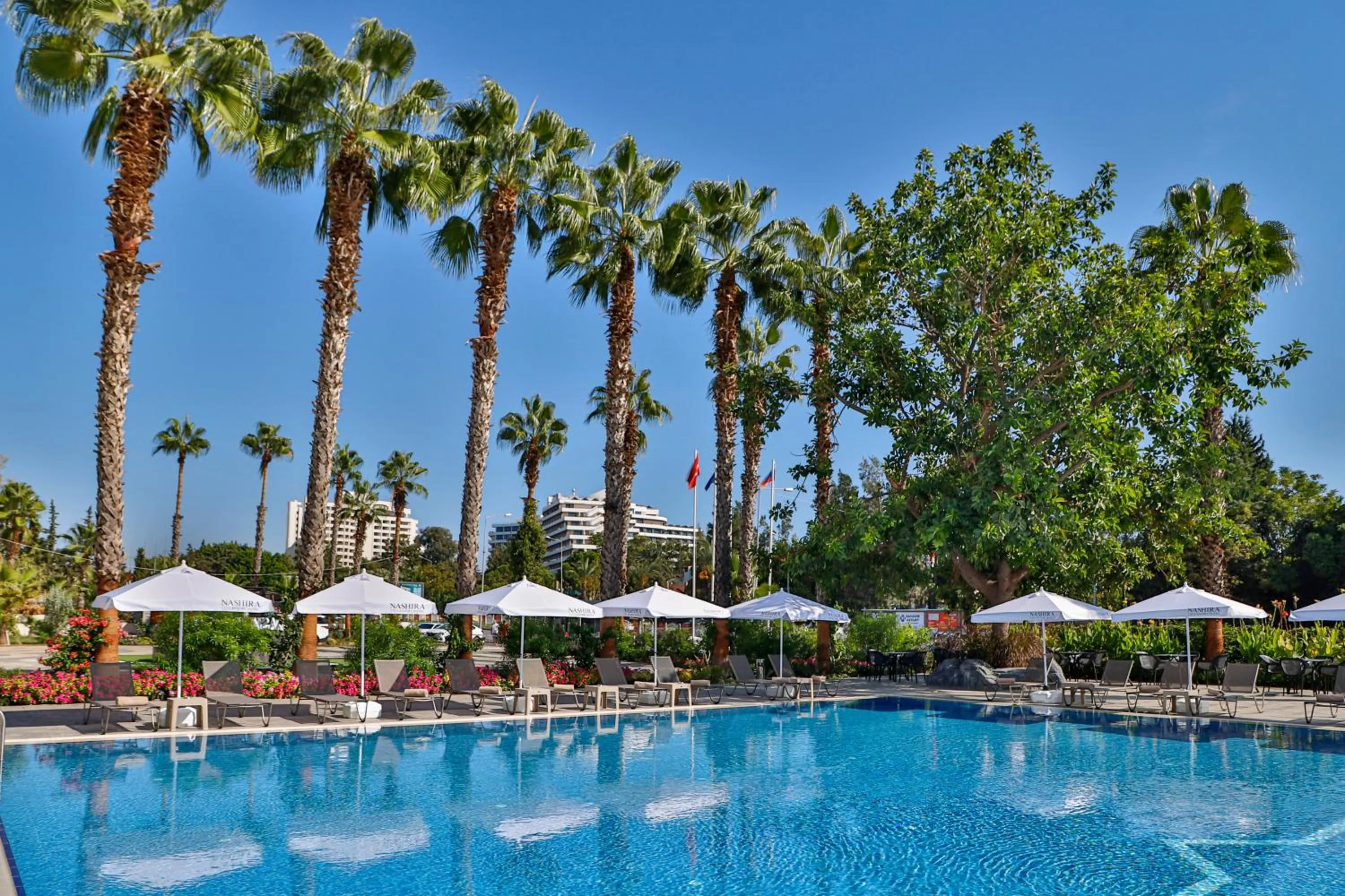 Pool view in Nashira City Resort Hotel
