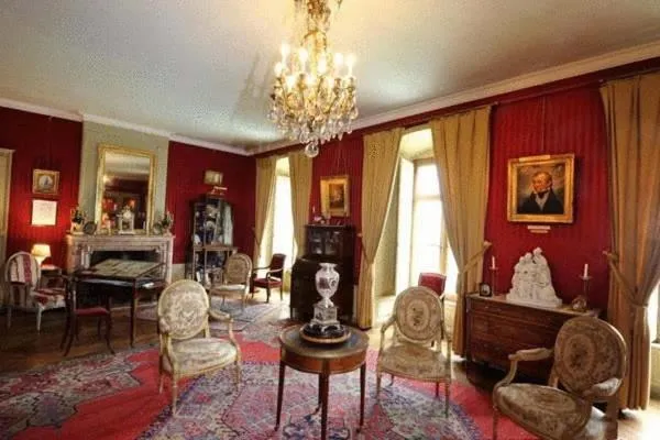 Living room in Château De Vollore