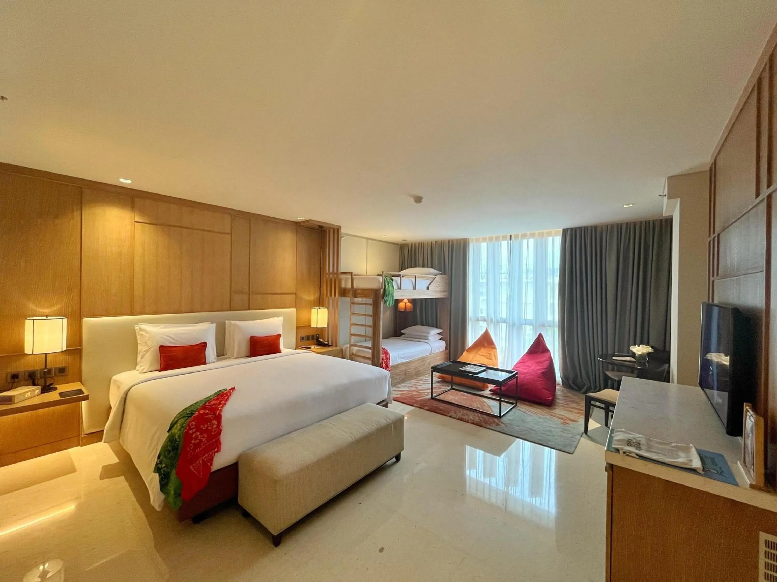 Bedroom, Bed in Aryaduta Bali