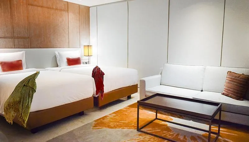 Bedroom, Bed in Aryaduta Bali