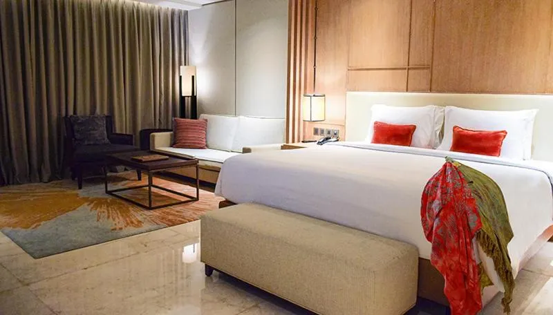 Bedroom, Bed in Aryaduta Bali