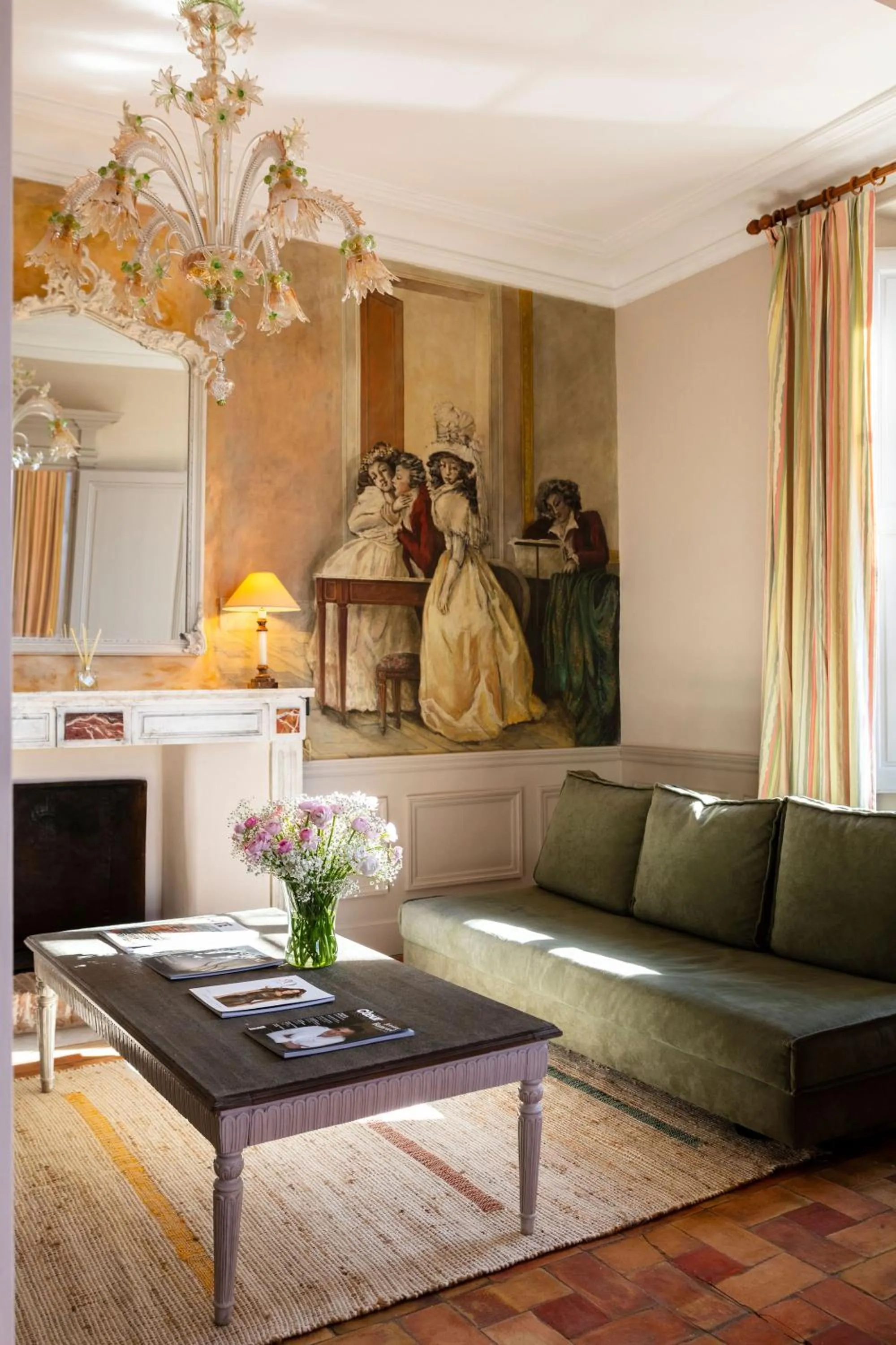 Living room in Hôtel - Restaurant & Spa La Magdeleine - Mathias Dandine